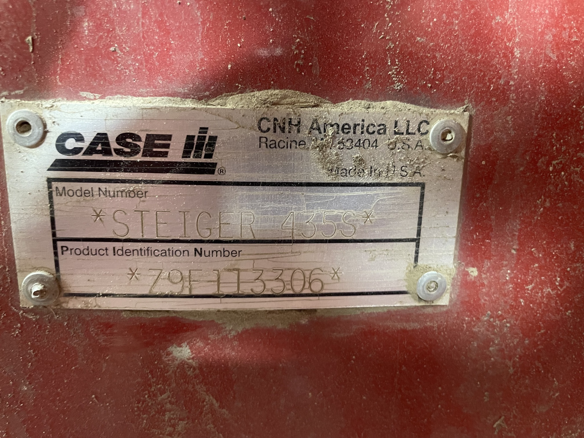 2010 Case IH Steiger 435 Tractor