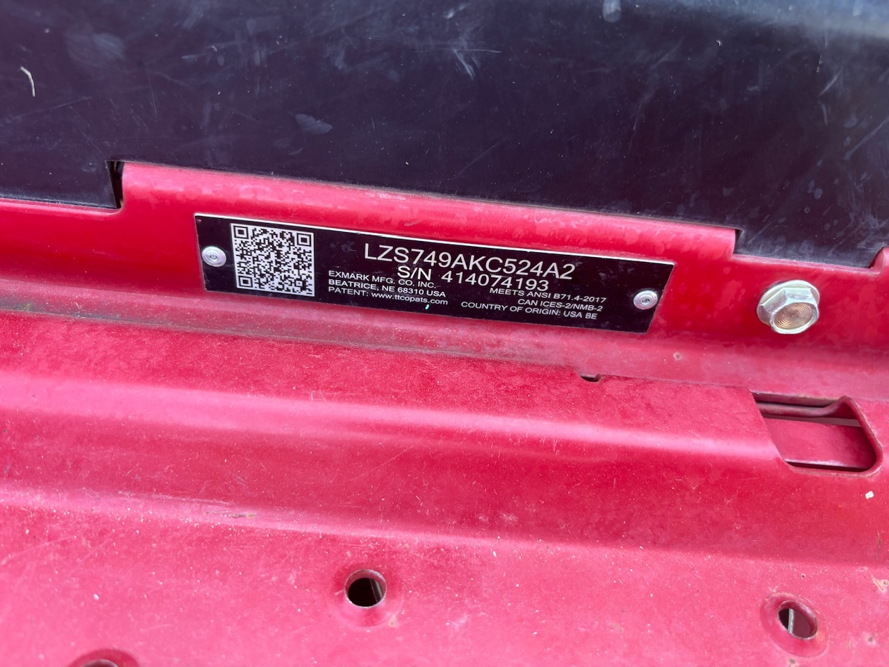 2023 Exmark LZS749AKC524A2 Lawn Mower