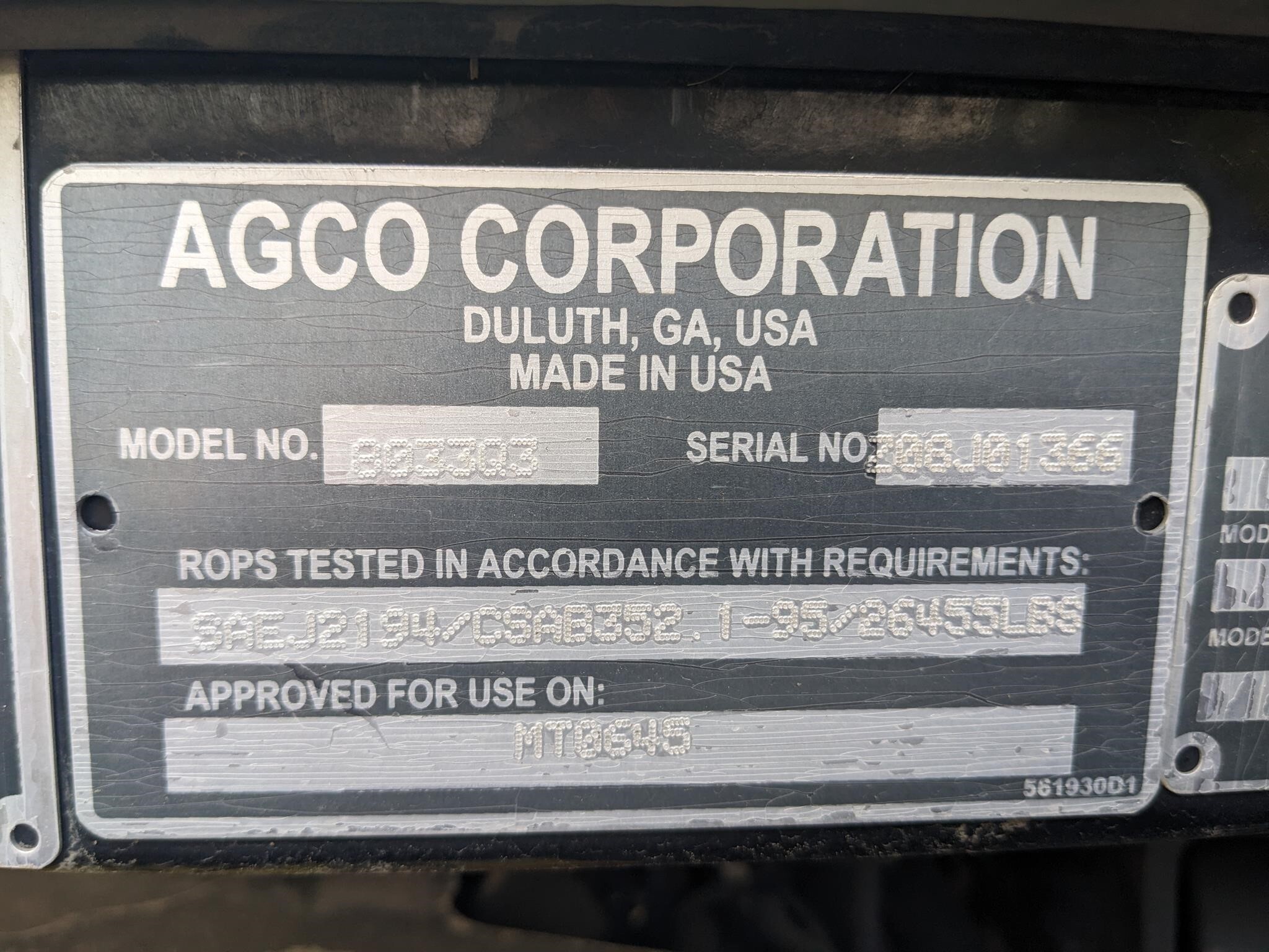 2014 Challenger MT645D Tractor