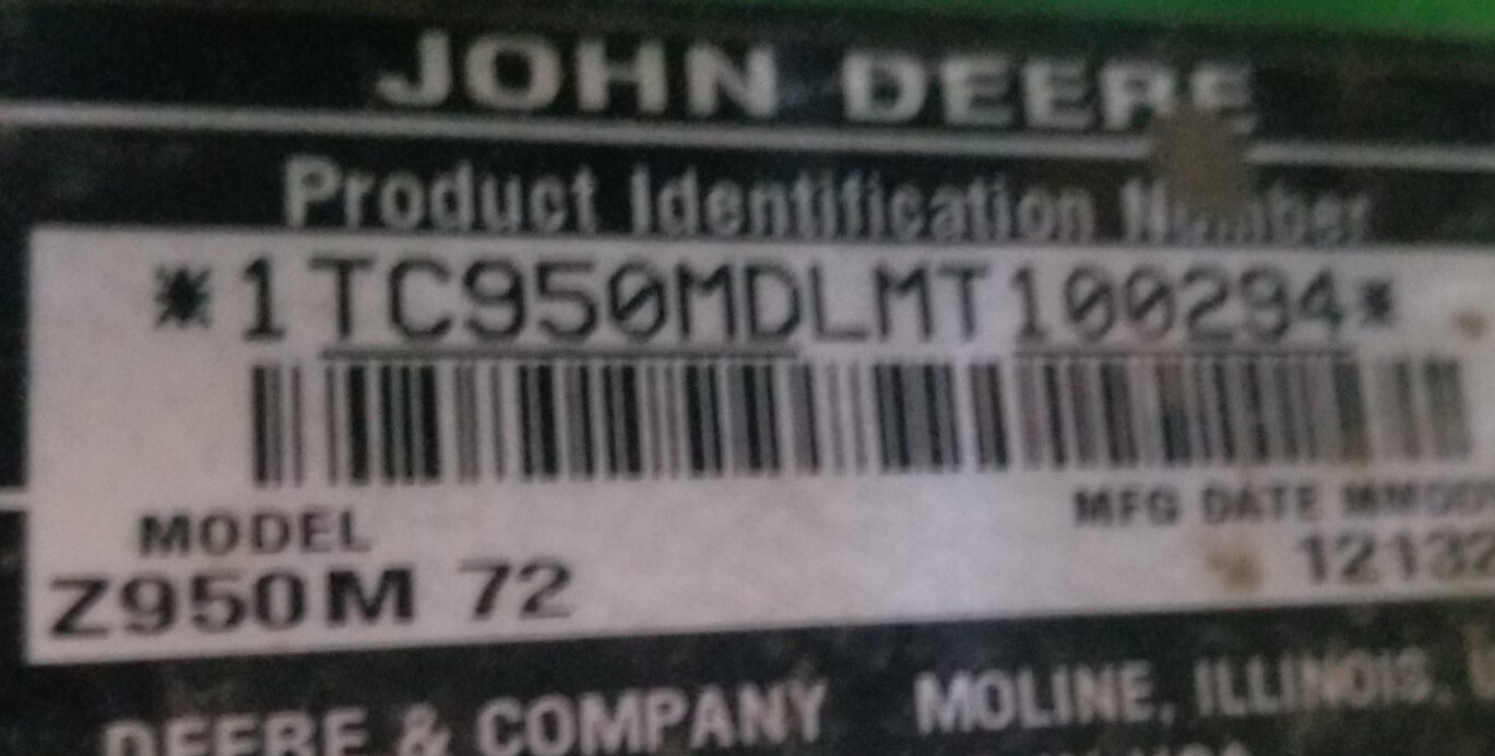 2022 John Deere Z950M Lawn Mower