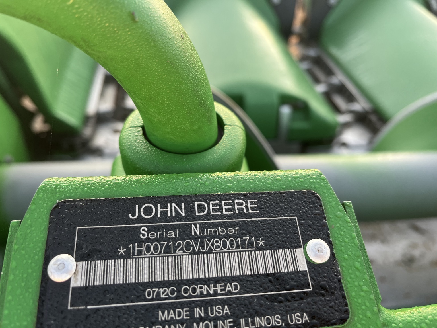 2018 John Deere 712C Corn Head