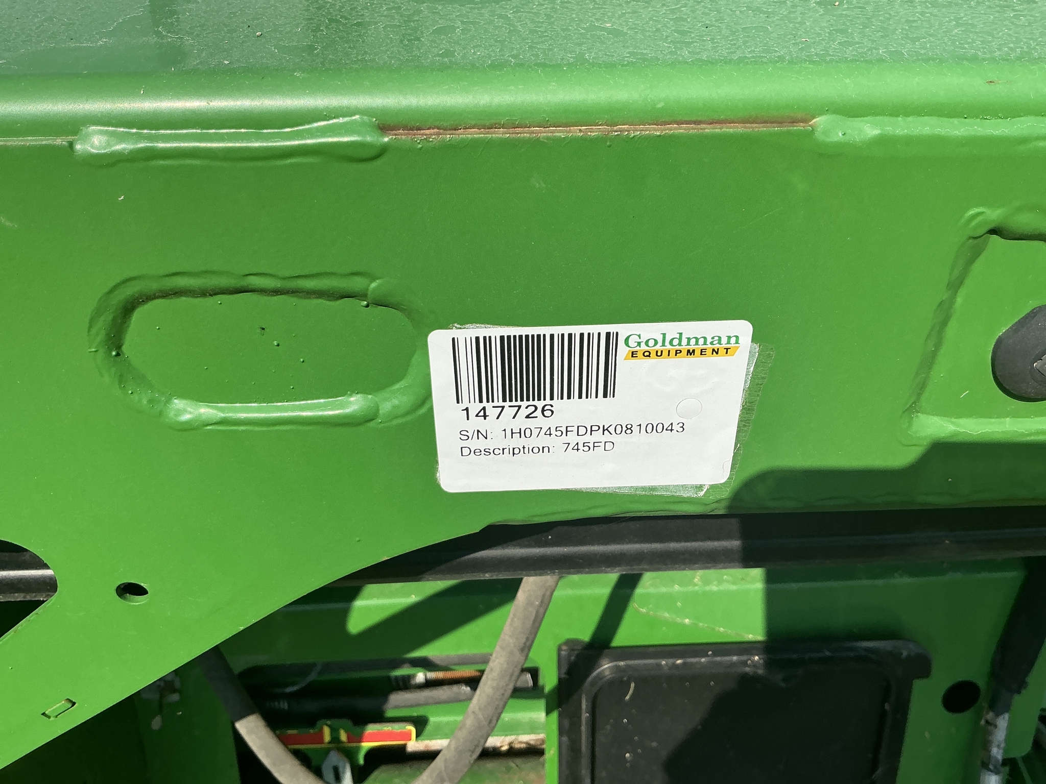 2019 John Deere 745FD Platform