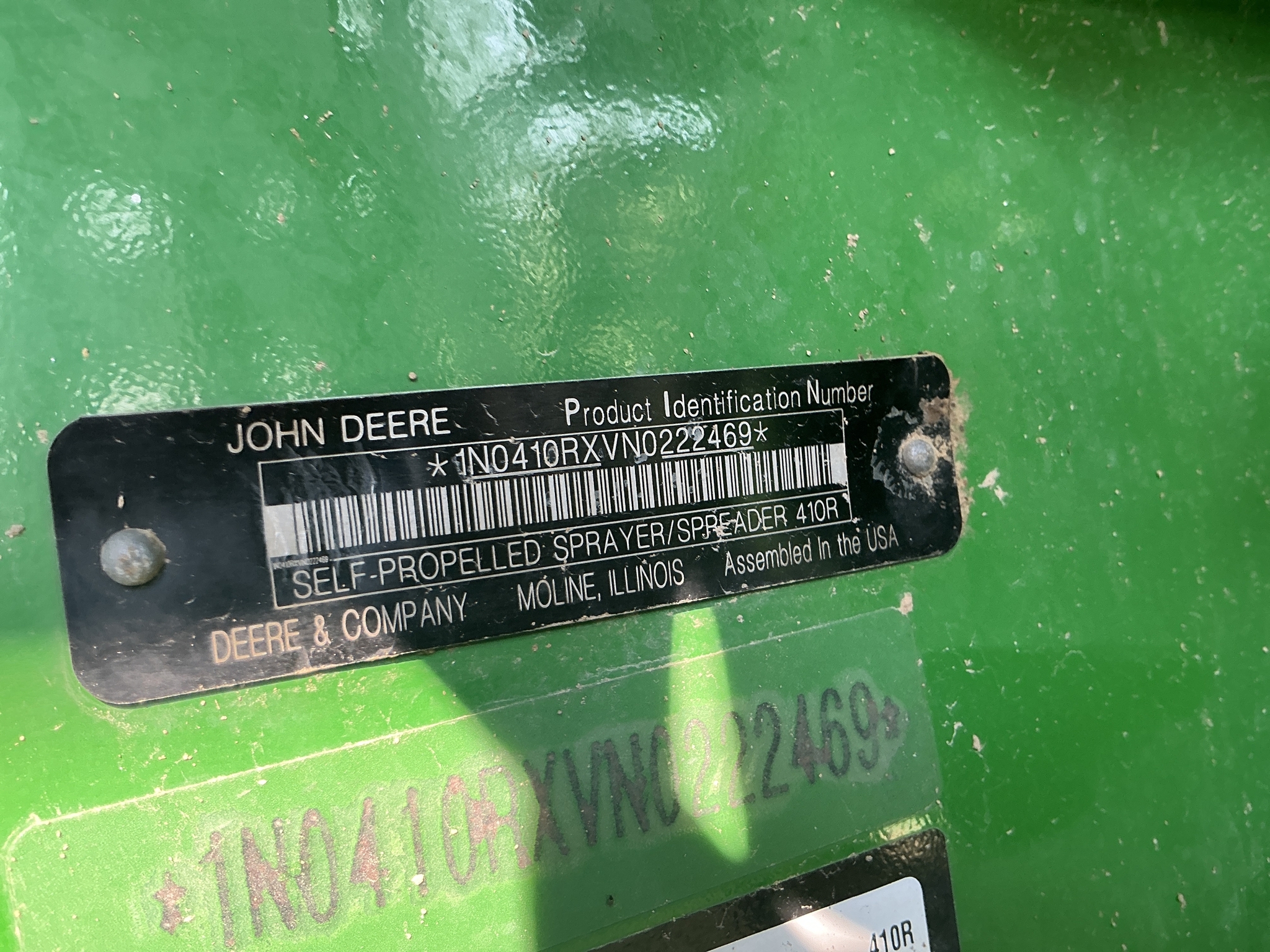 2022 John Deere 410R Self-Propelled Sprayer