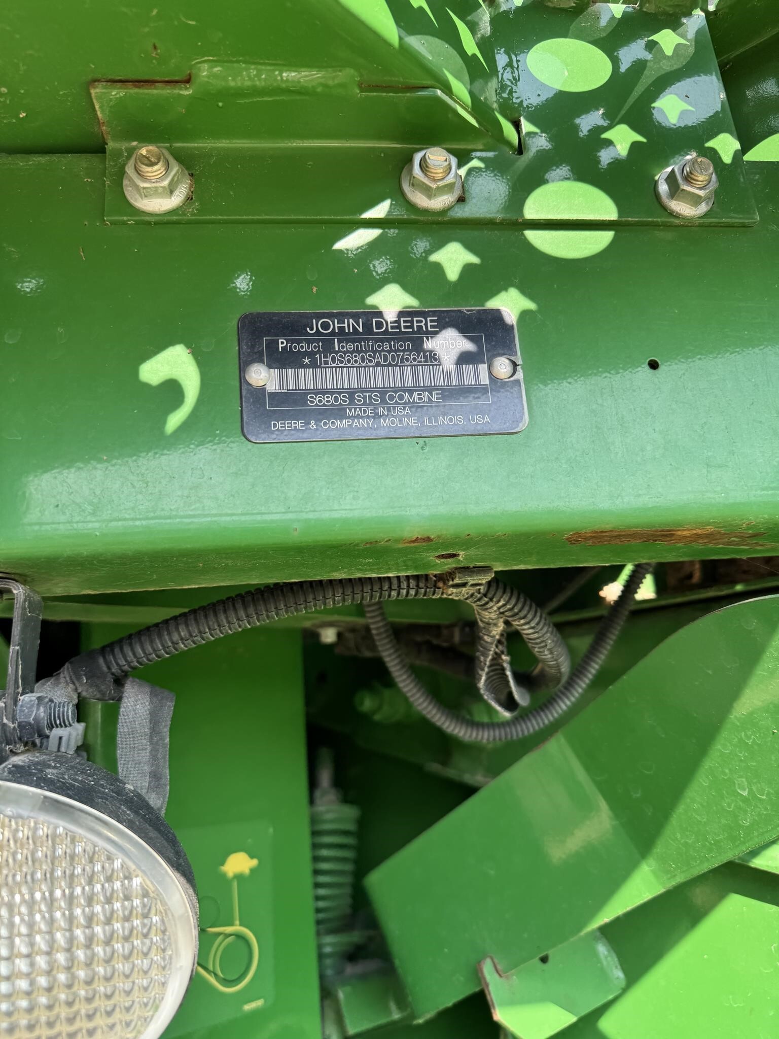 2013 John Deere S680 Combine