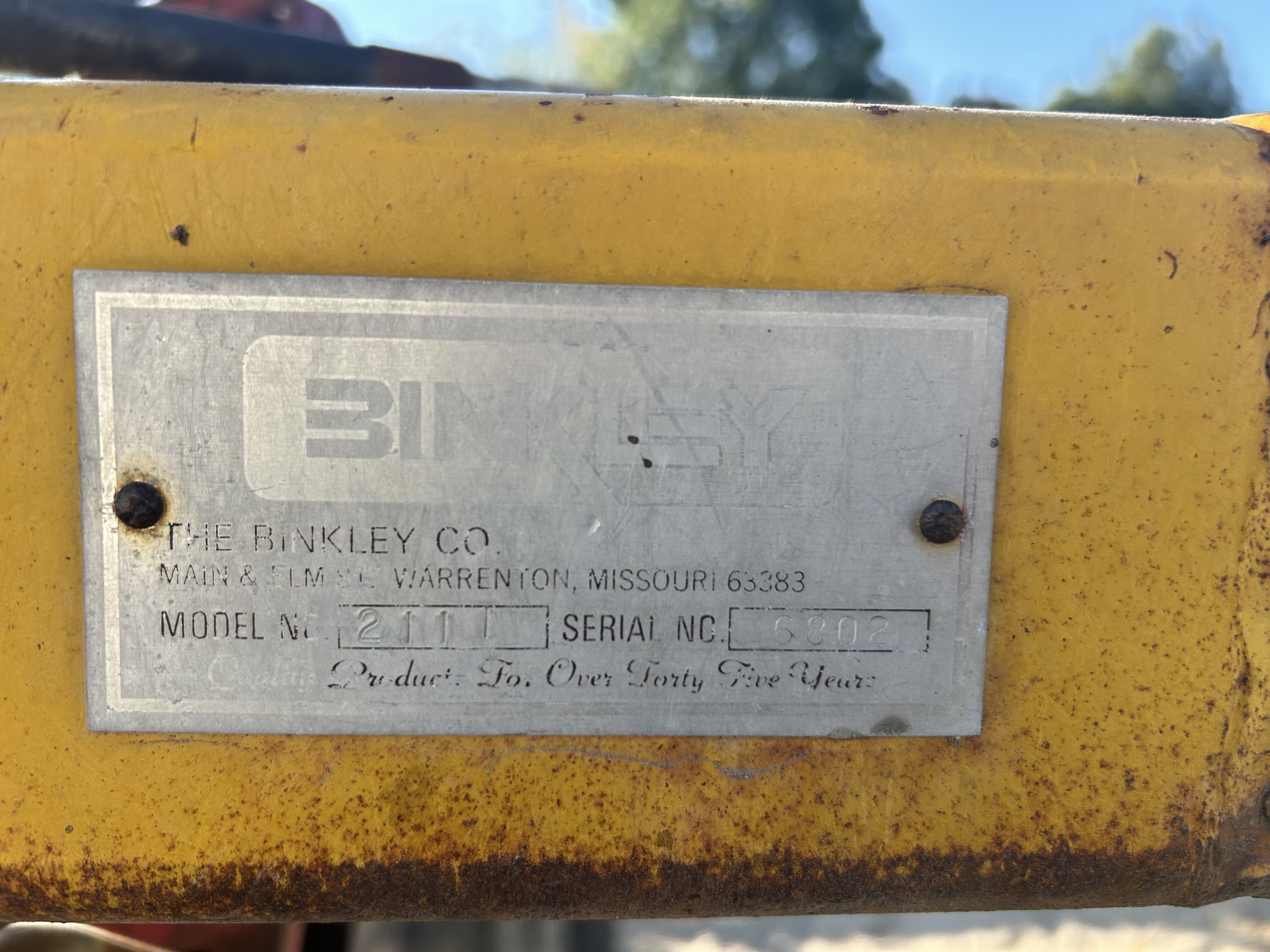 1980 John Deere 2111 Chisel Plow