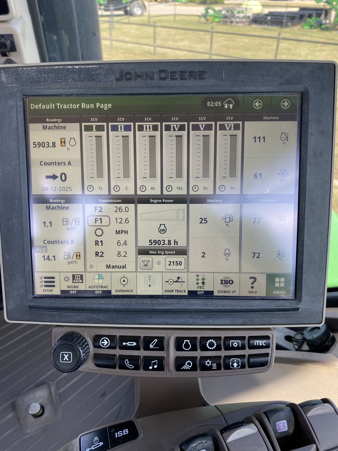 2018 John Deere 9520RX Tractor