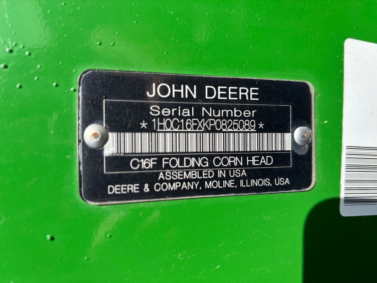 2023 John Deere C16F Corn Head