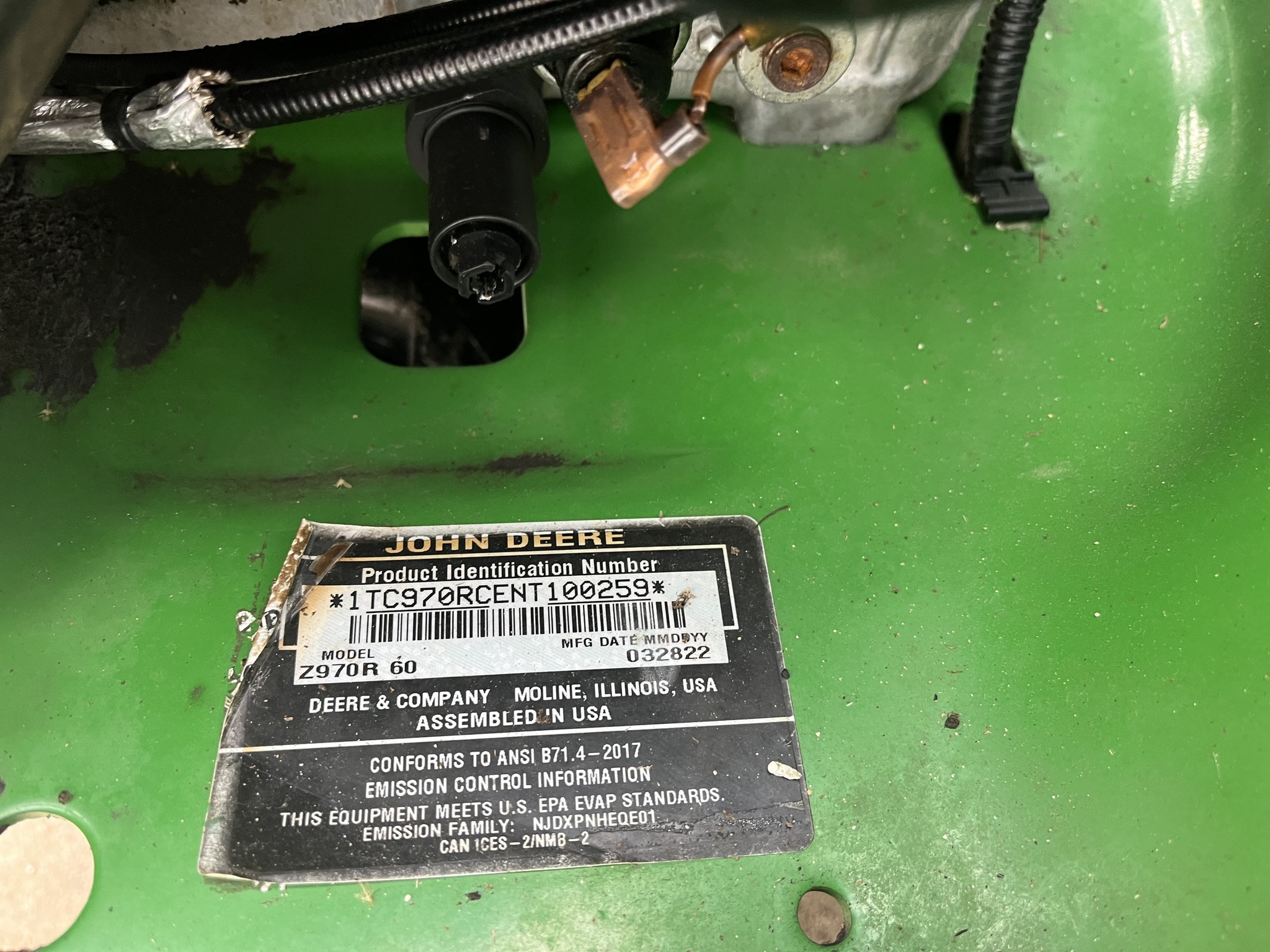 2022 John Deere Z970R Lawn Mower