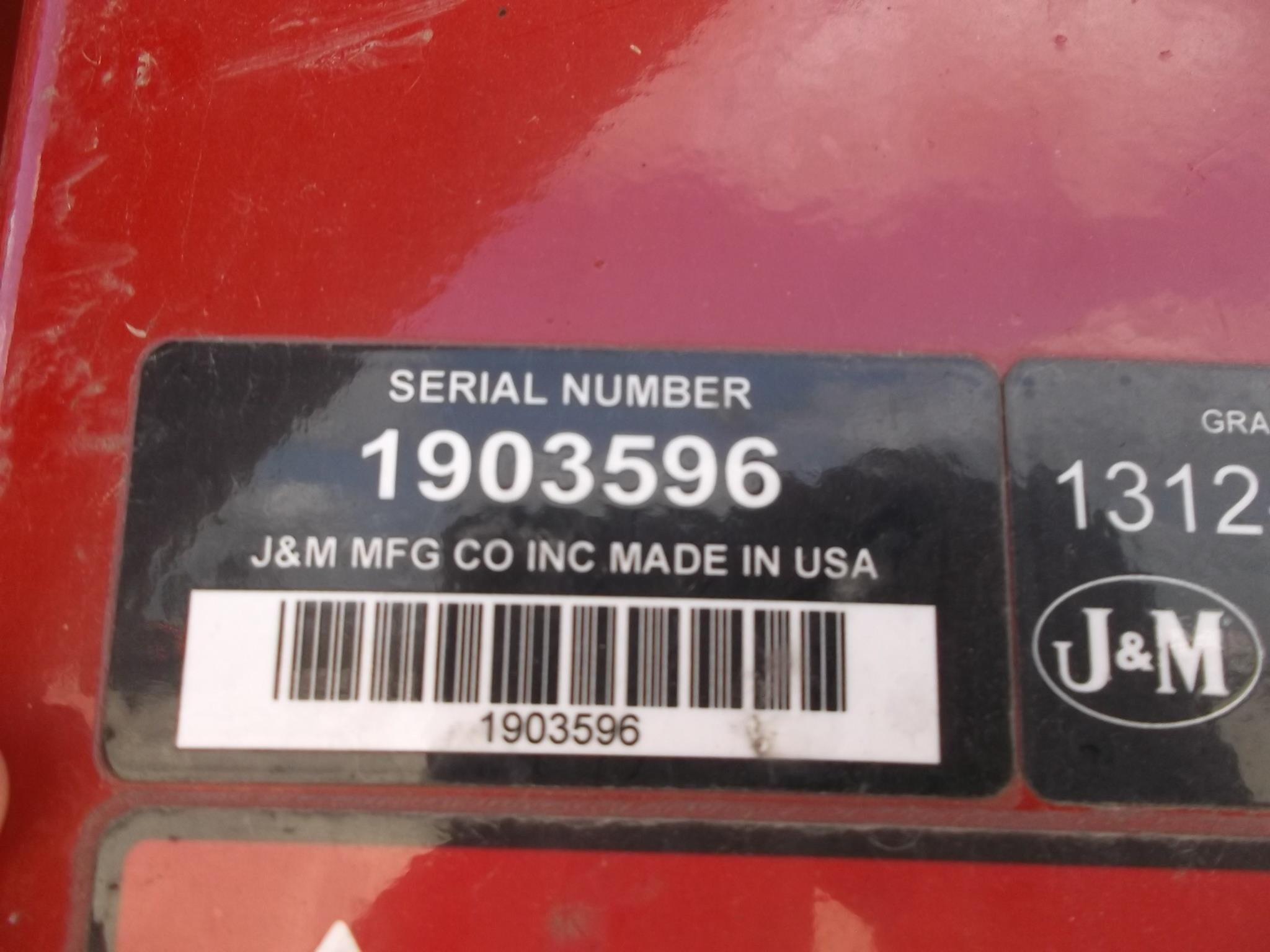 2019 J&M 1312-20T Grain Cart