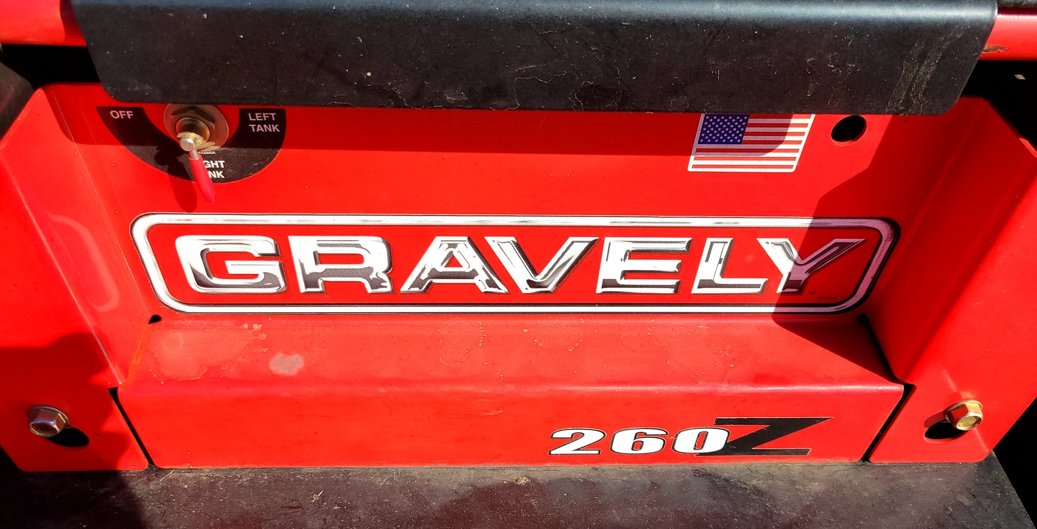 2012 Gravely 260Z Lawn Mower