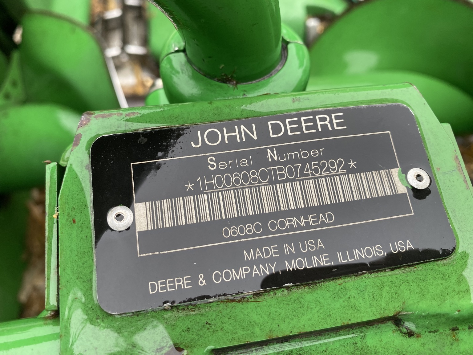 2012 John Deere 608C StalkMaster Corn Head
