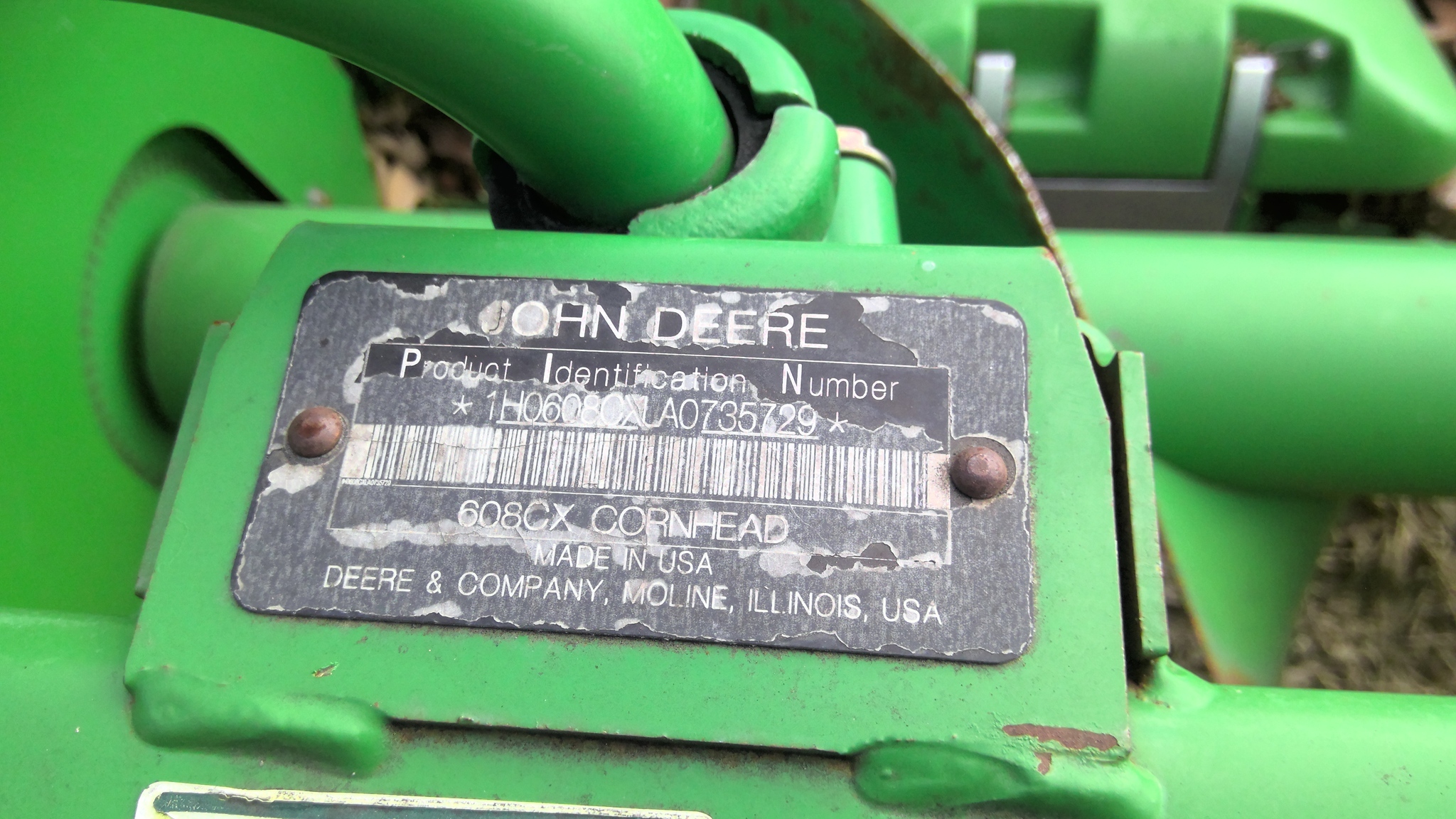 2010 John Deere 608C Corn Head