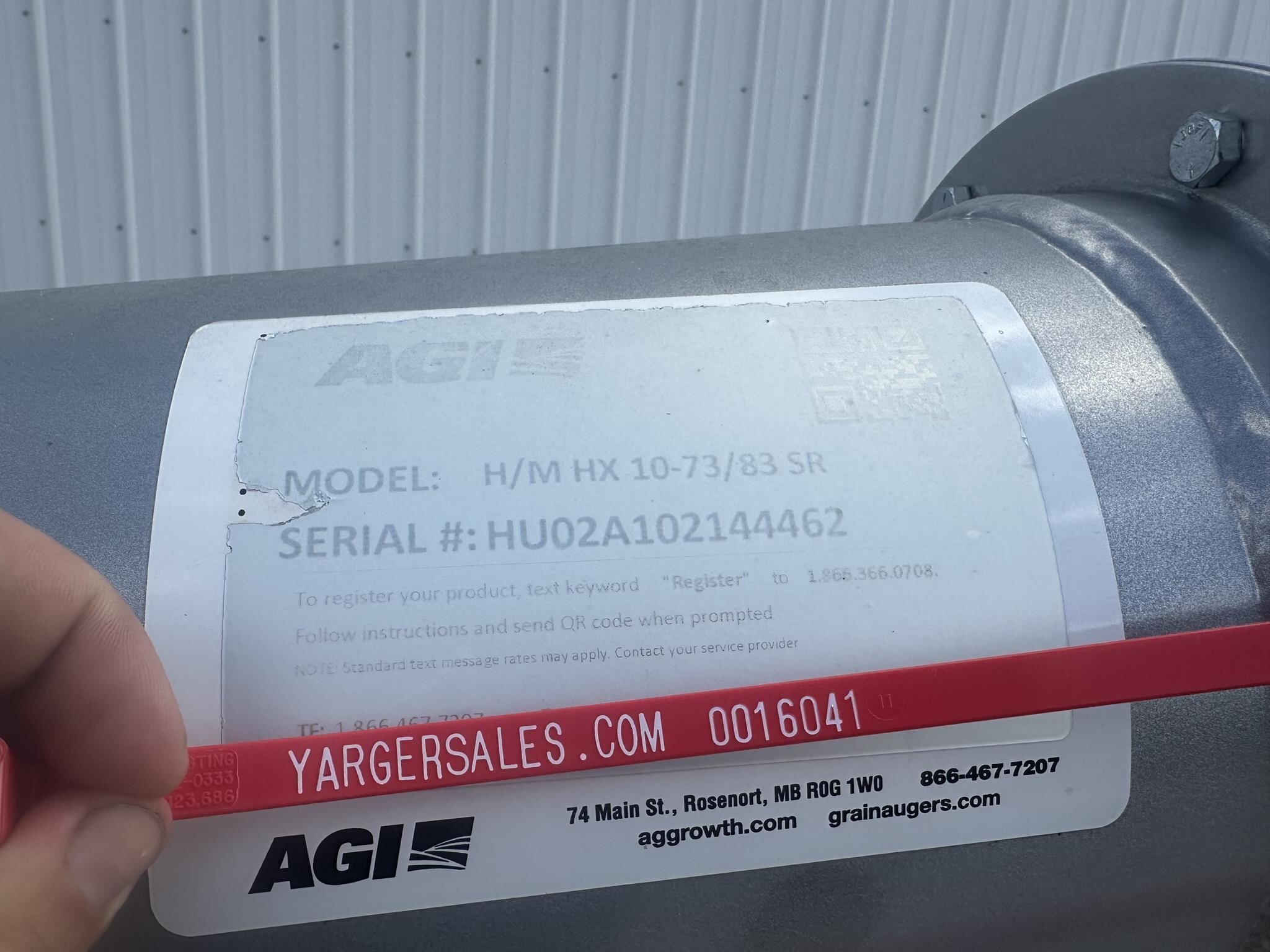 2021 Hutchinson HX10-83 Augers and Conveyor