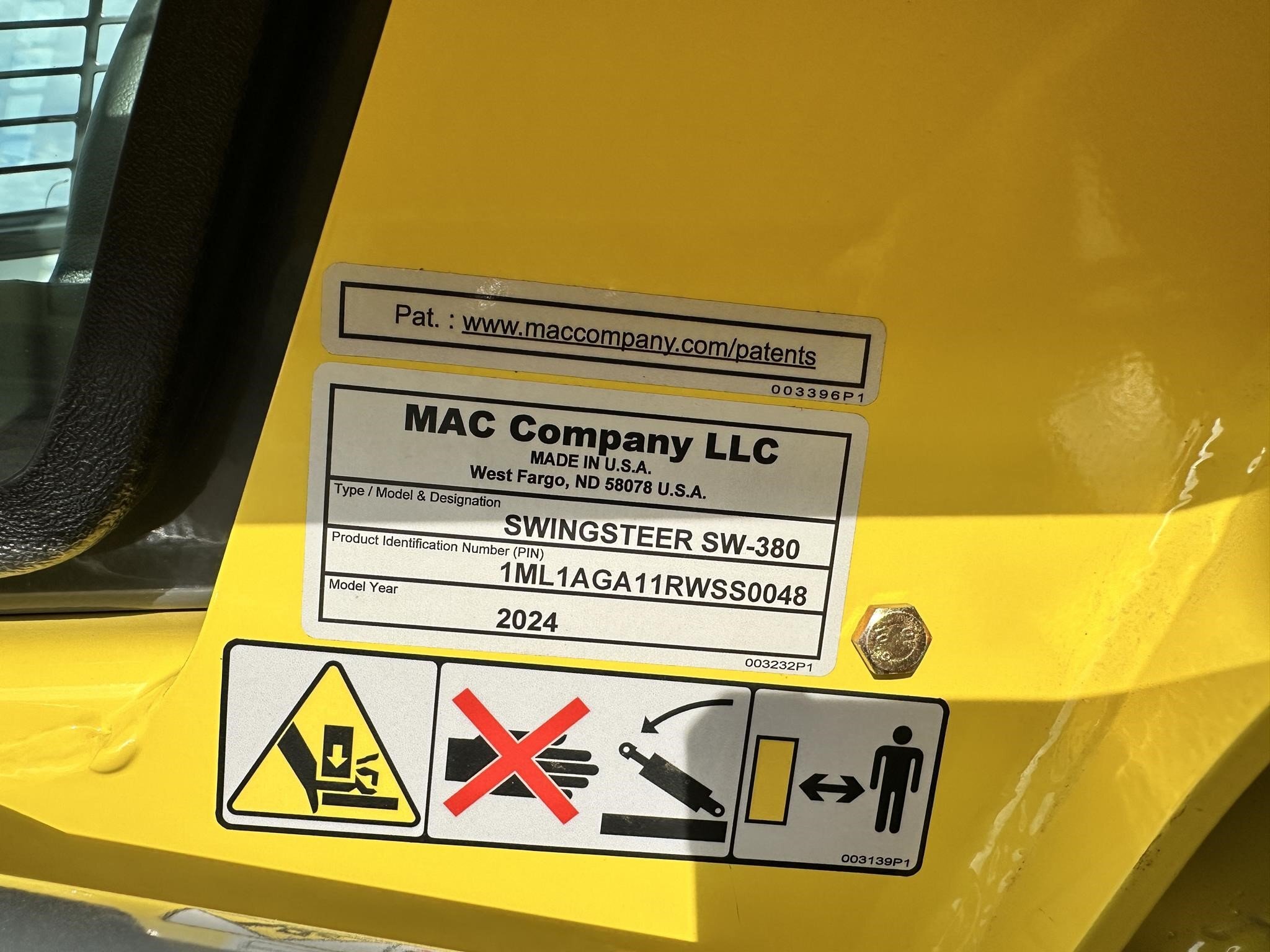 2025 MAC Company LLC Swingsteer Skid Steer