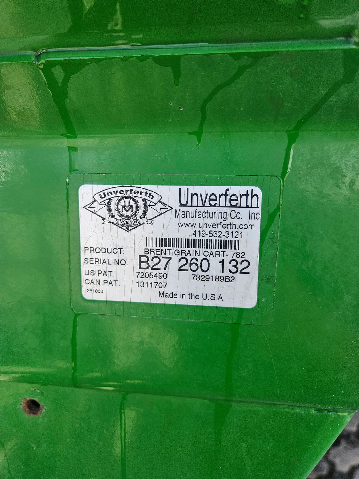 2010 Brent 782 Grain Cart
