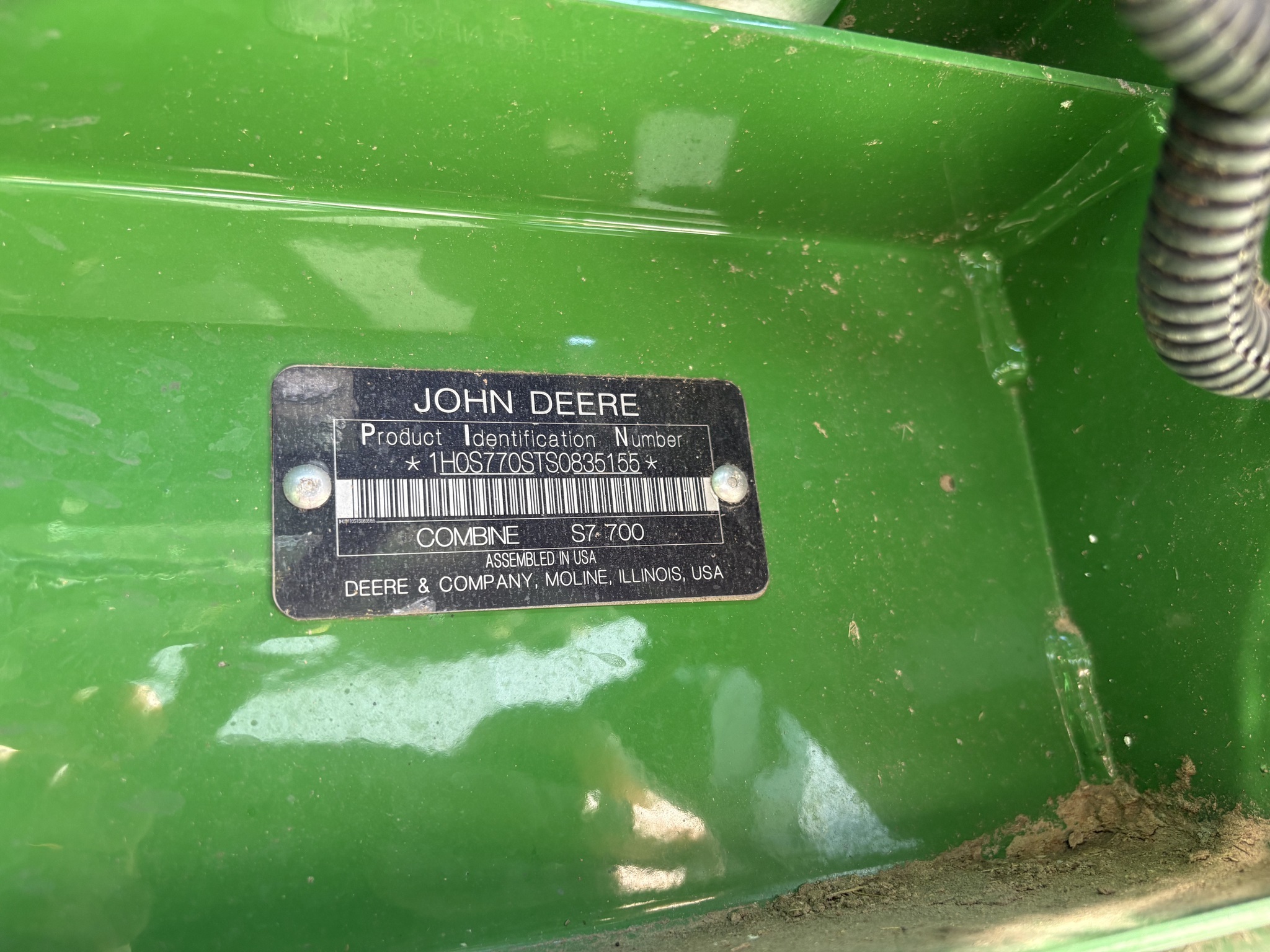 2025 John Deere S7 700 Combine