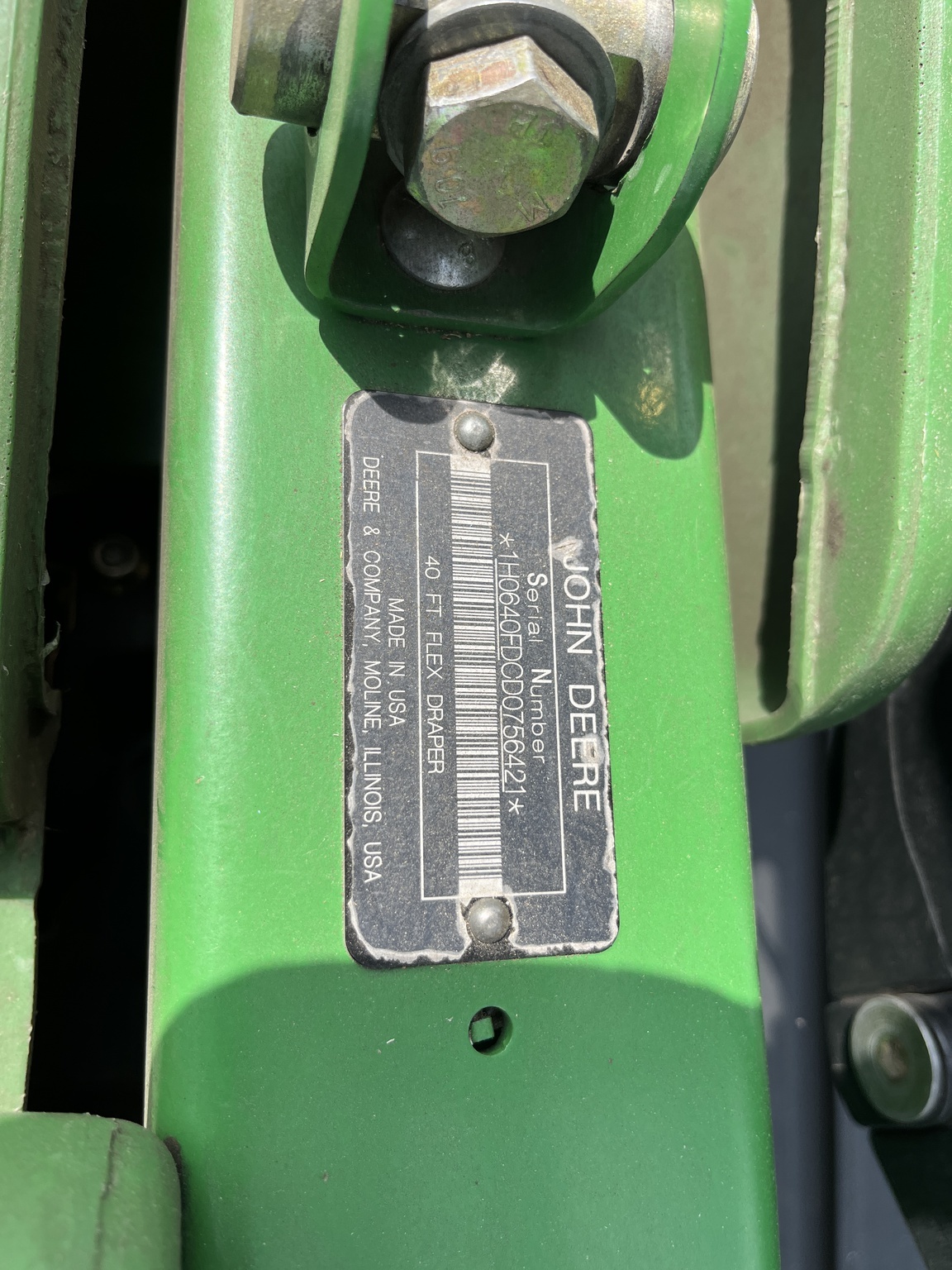2013 John Deere 640FD Platform
