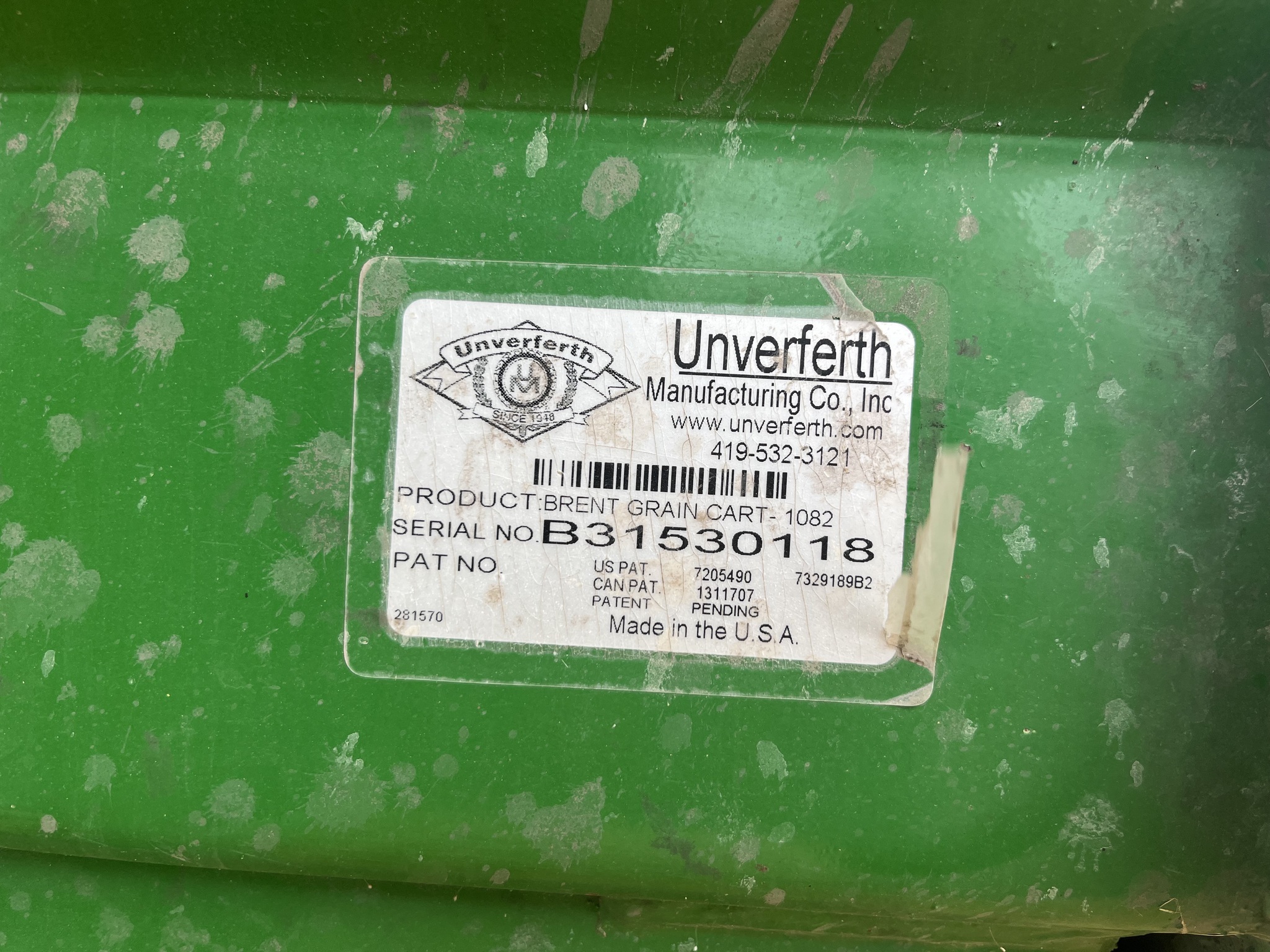 2013 Brent 1082 Grain Cart