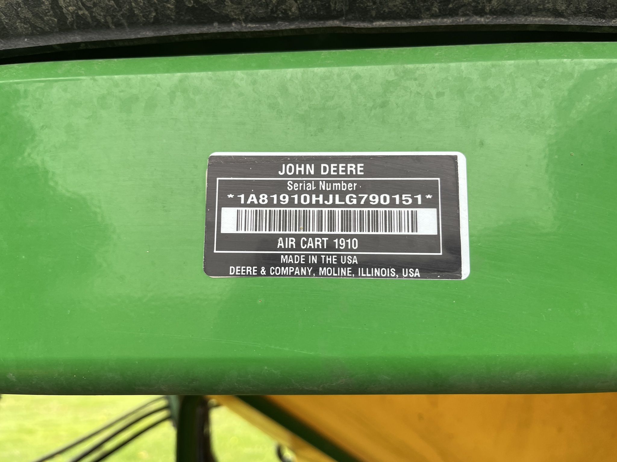 2021 John Deere 1890 Air Seeder