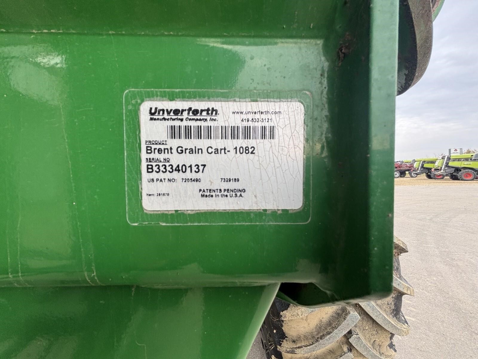 2015 Brent 1082 Grain Cart
