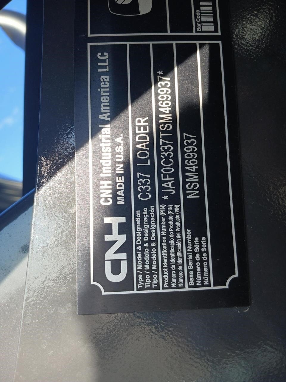 2025 New Holland C337 Skid Steer