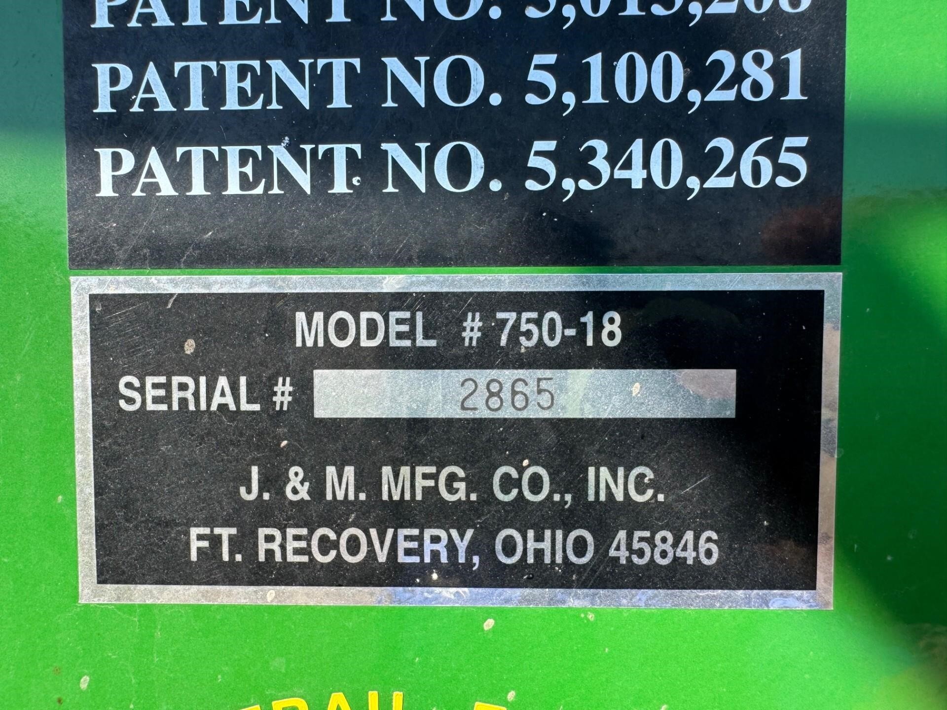 2006 J&M 750-18 Grain Cart