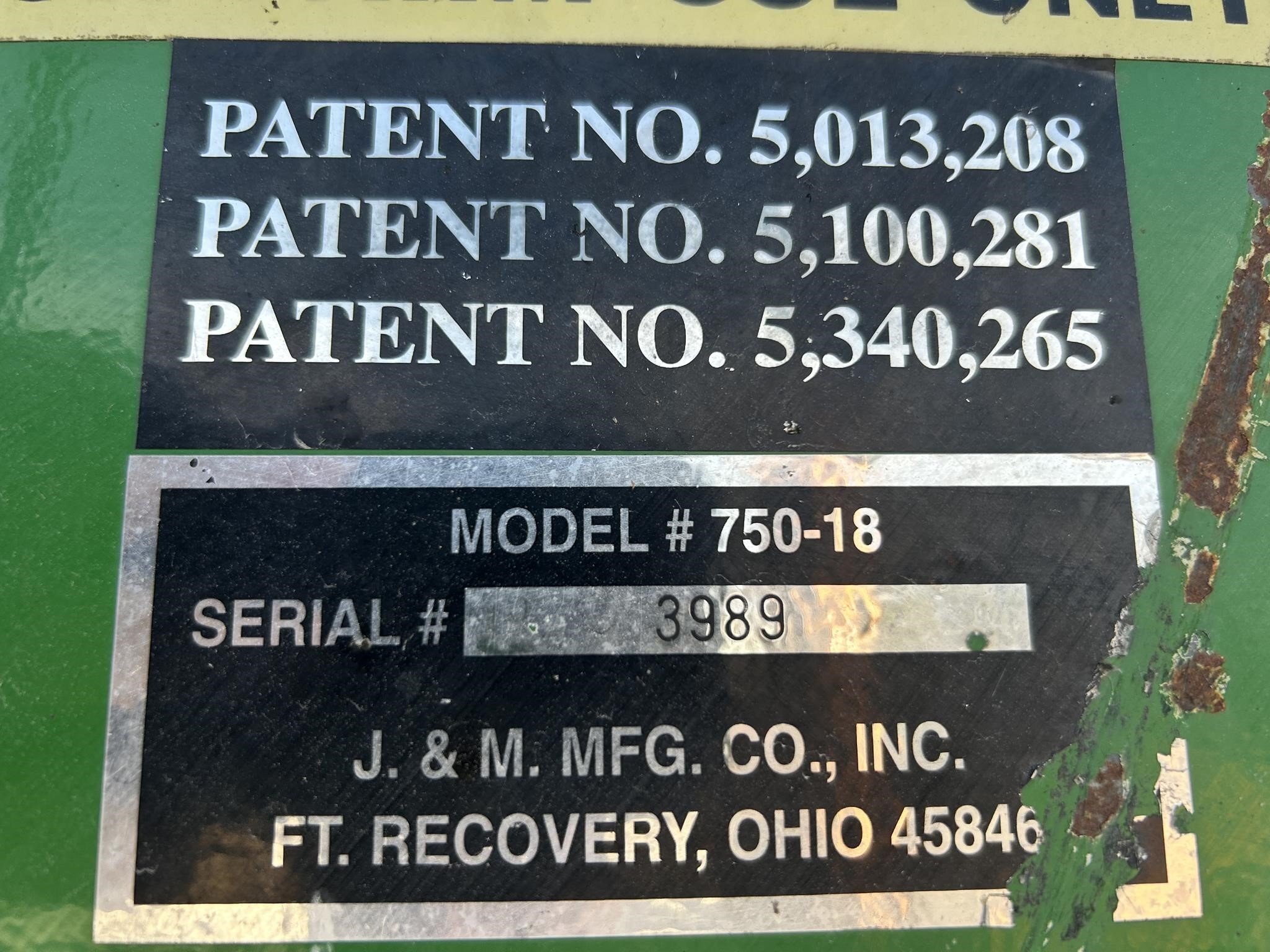 2010 J&M 750-18 Grain Cart