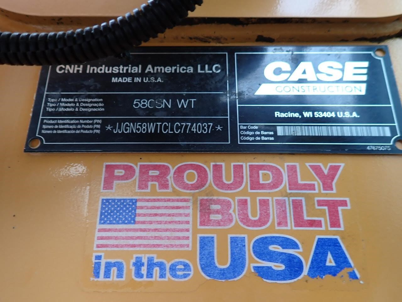2021 Case 580SN WT Backhoe