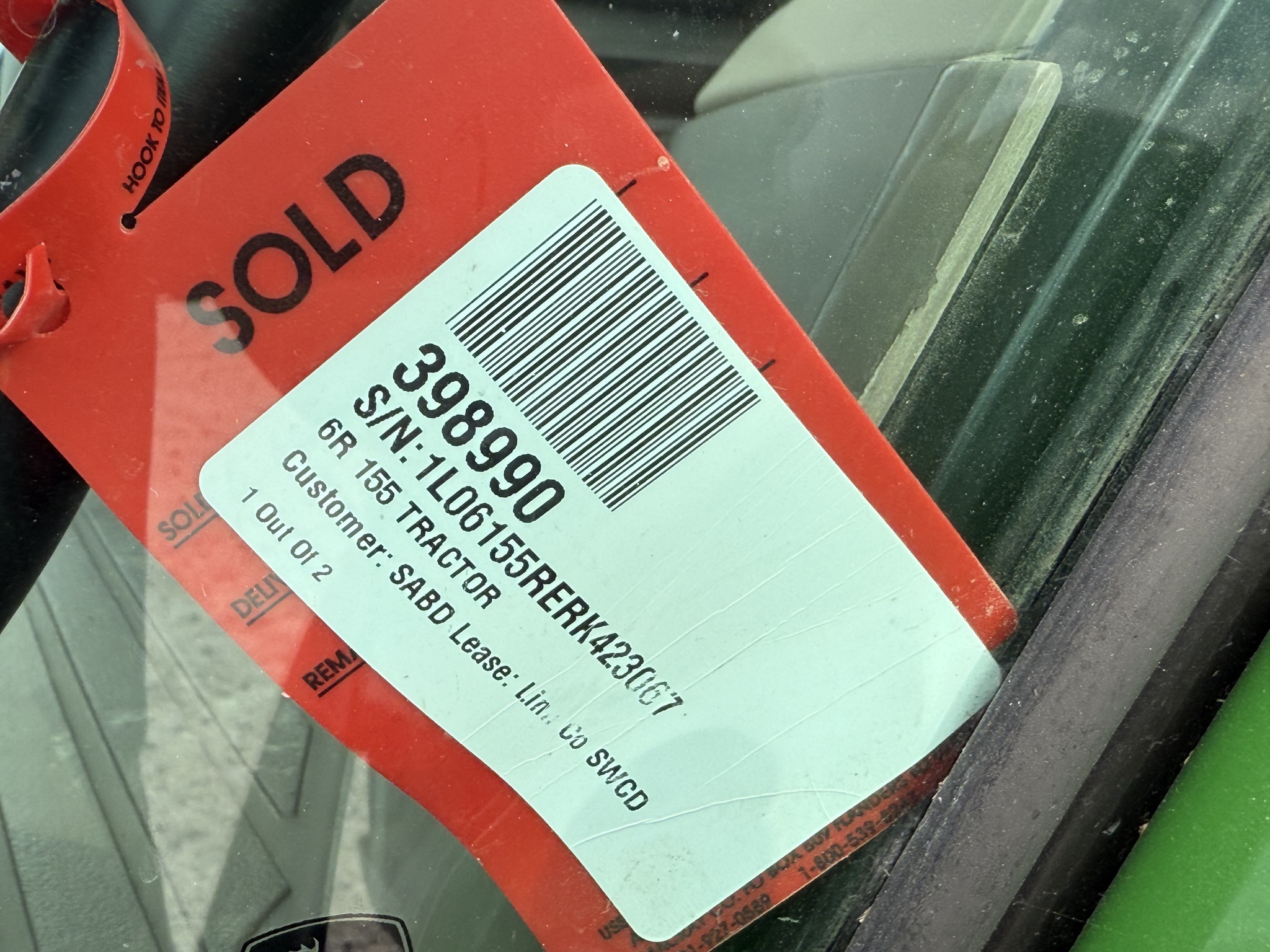 2024 John Deere 6R 155 Tractor