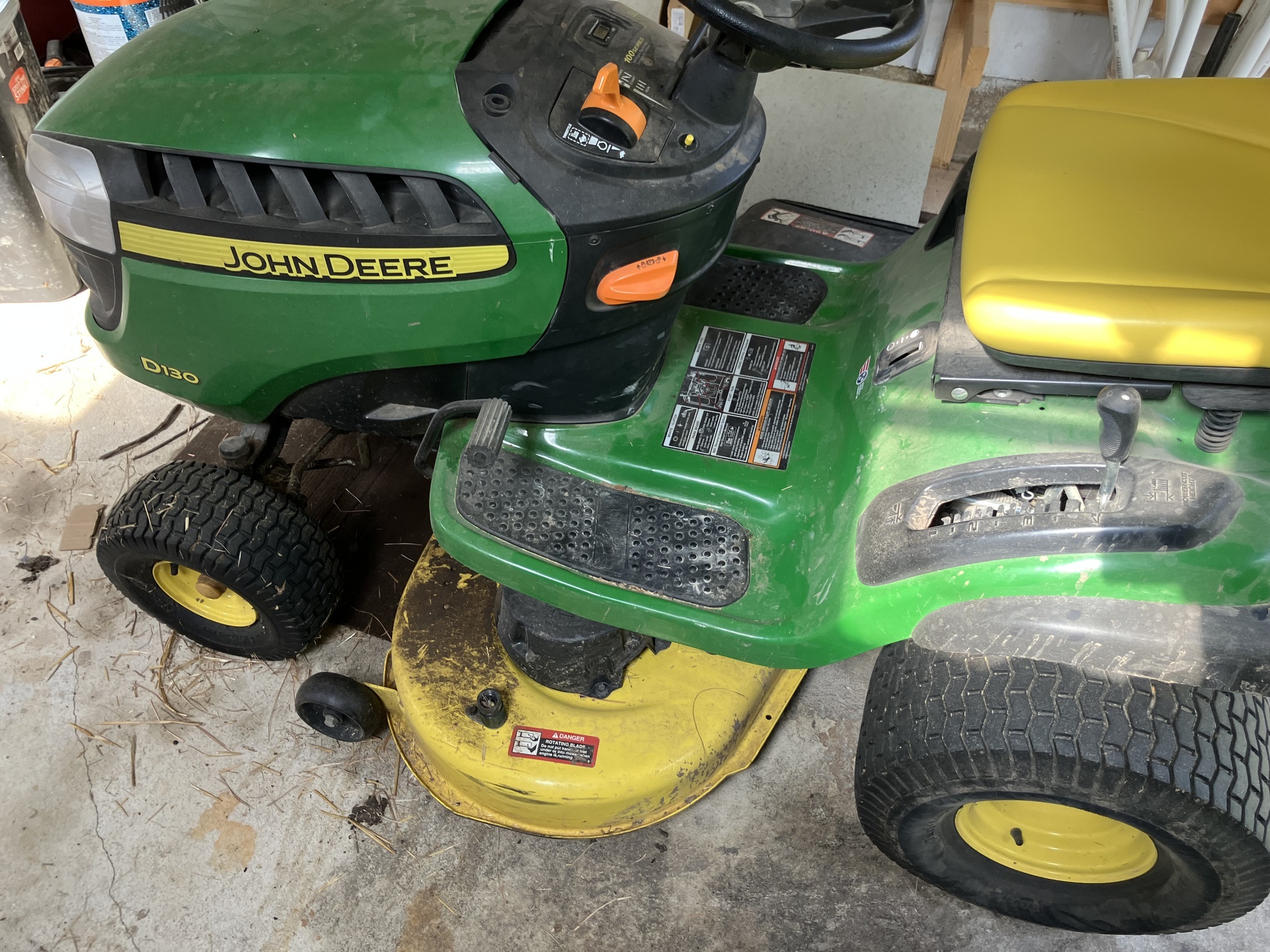2017 John Deere D130 Lawn Mower
