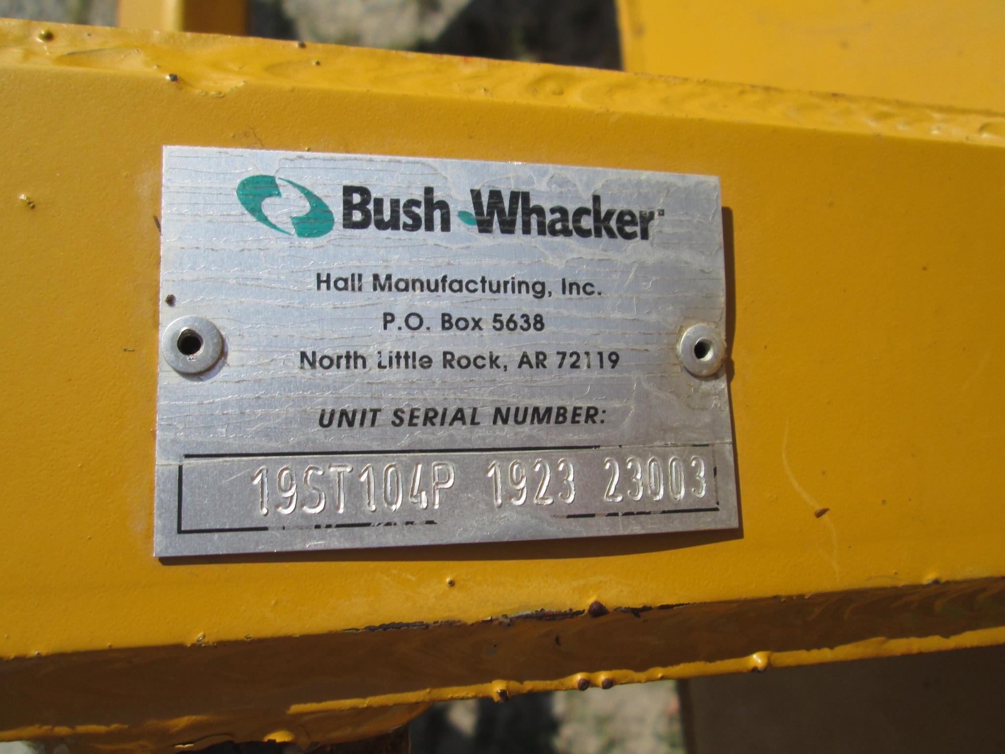 2019 Bush-Whacker ST104 Rotary Cutter