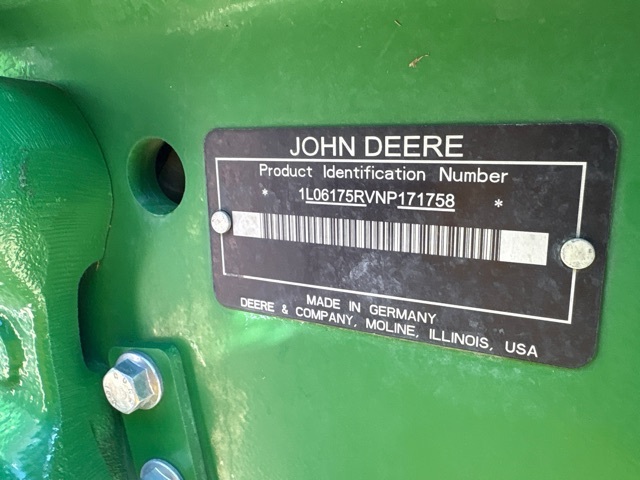 2023 John Deere 6R 175 Tractor