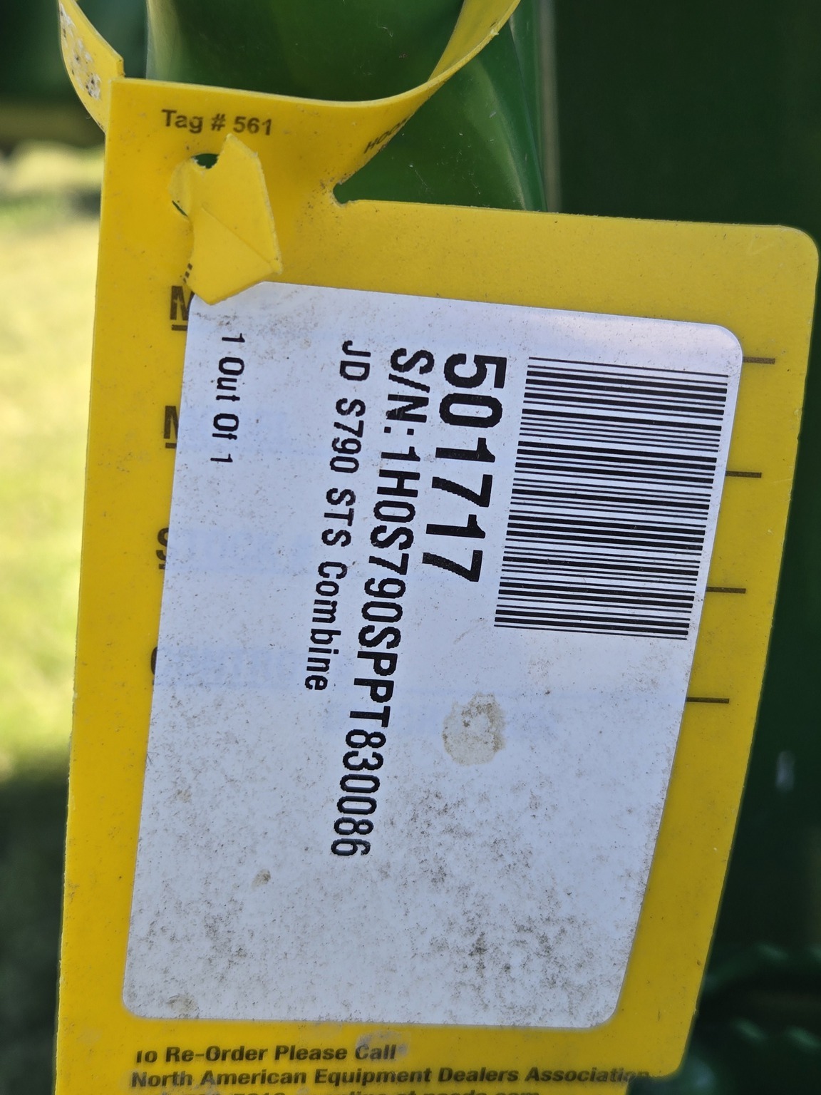 2024 John Deere S790 Combine