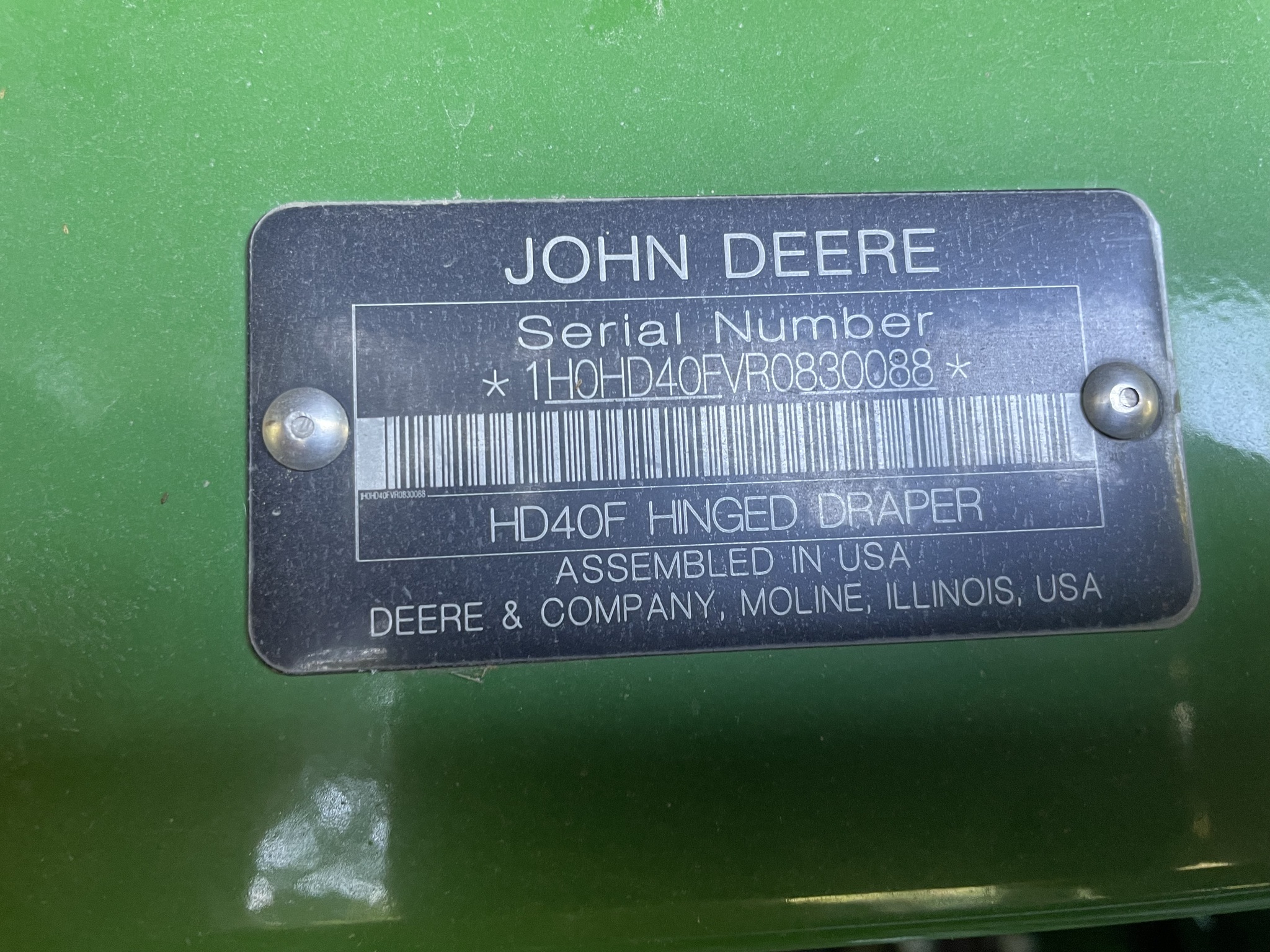 2024 John Deere HD40F Platform