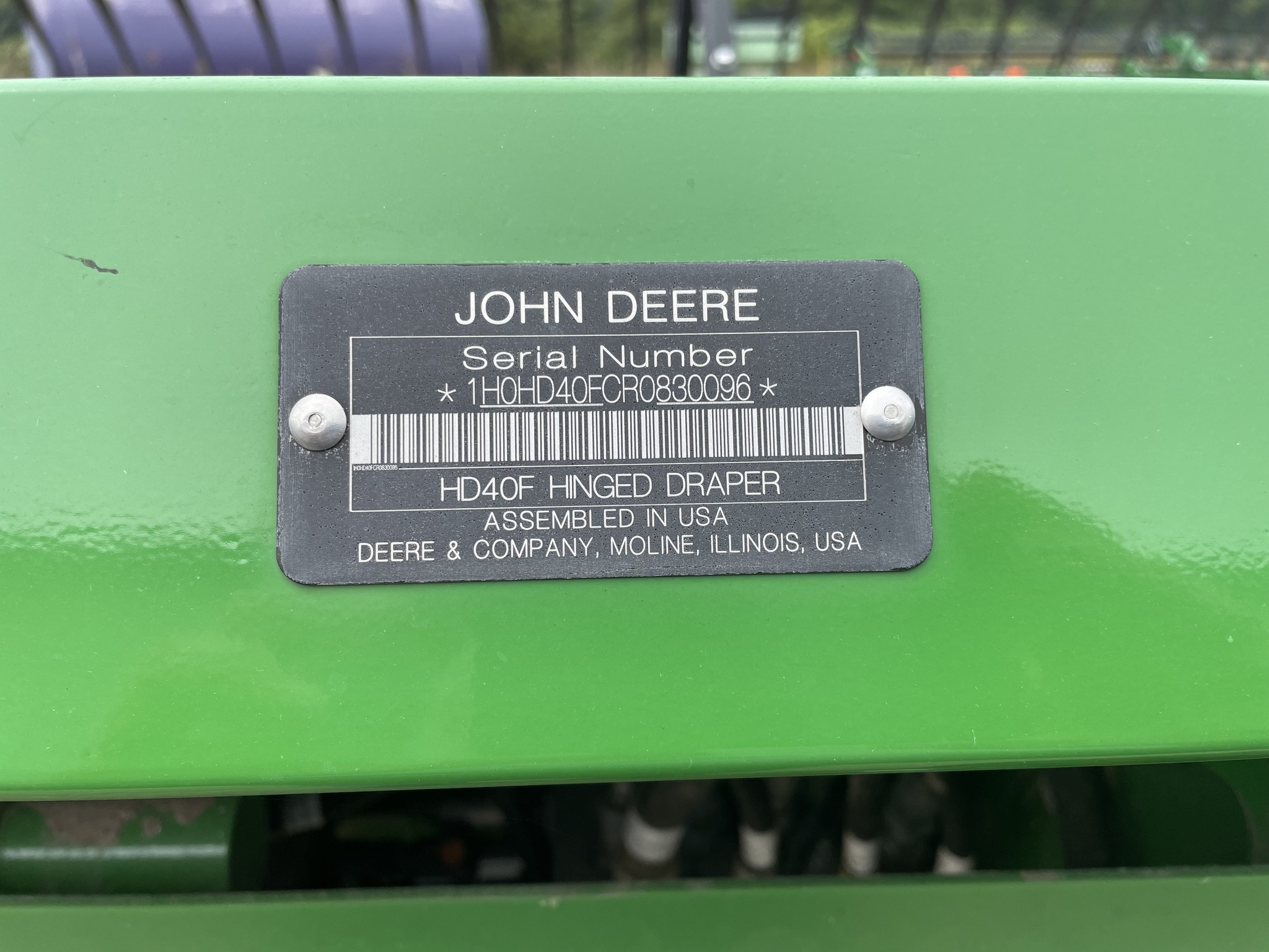 2024 John Deere HD40F Platform