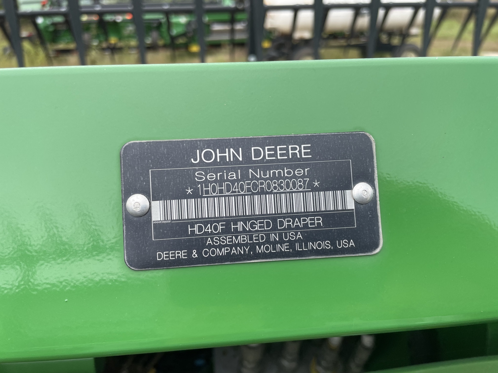 2024 John Deere HD40F Platform
