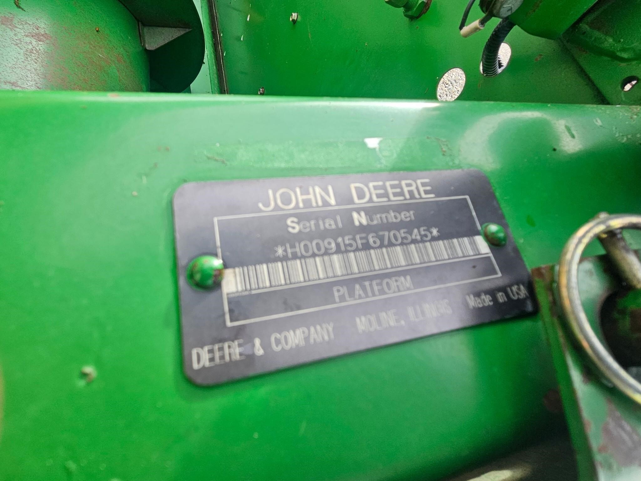 1997 John Deere 915F Platform