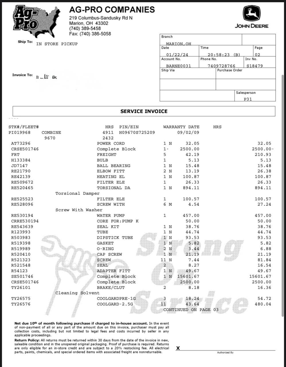 2008 John Deere 9670 STS Combine