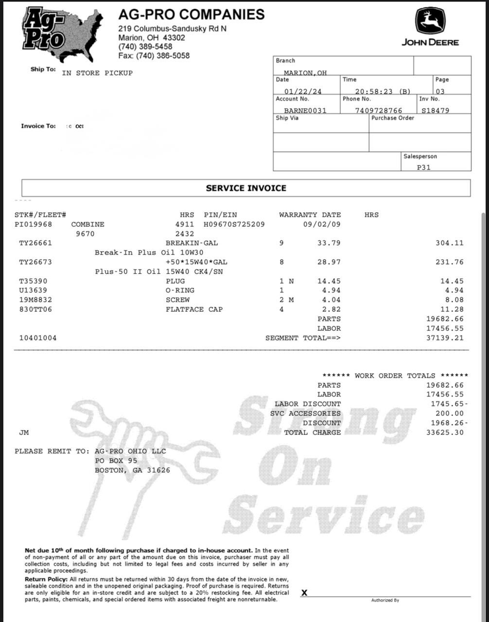 2008 John Deere 9670 STS Combine