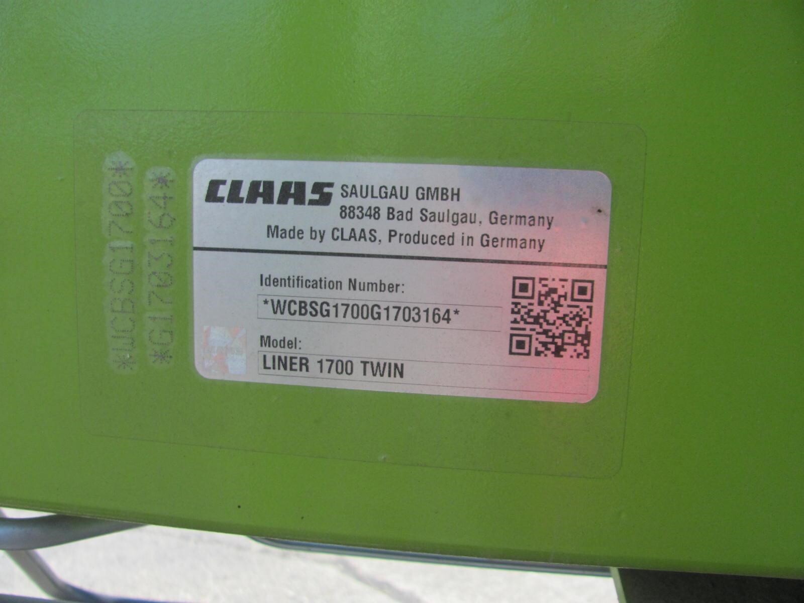 2024 Claas LINER 1700 TWIN Rake