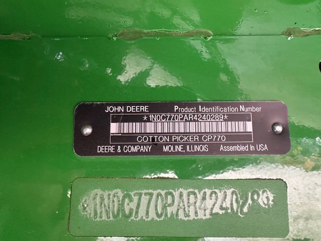 2024 John Deere CP770 Cotton Equipment