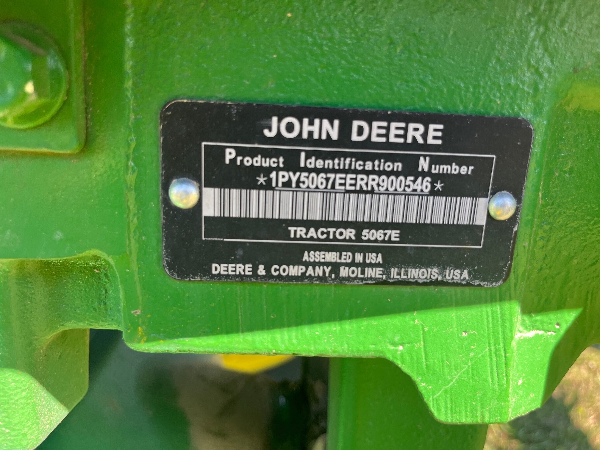 2024 John Deere 5067E Tractor