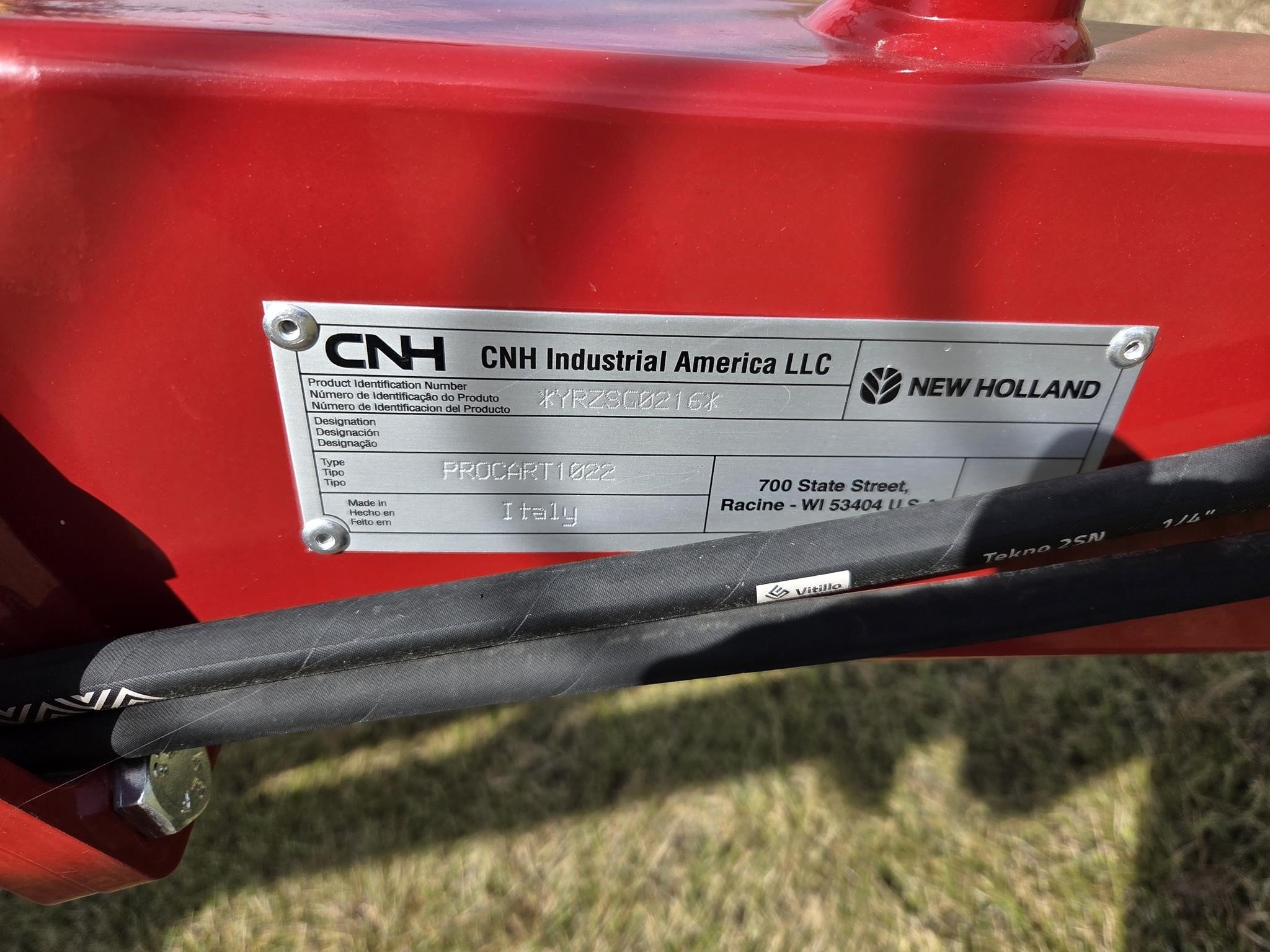 2025 New Holland Procart 1022 Rake