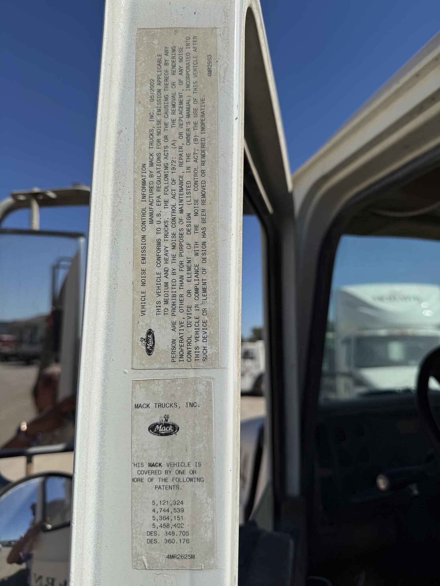 2003 Mack Granite CV713 Dump Trucks/Trailer