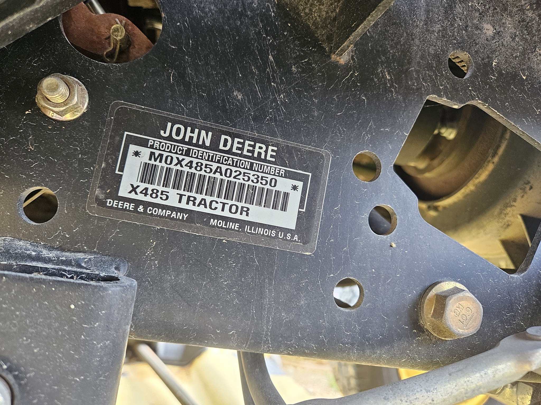 2003 John Deere X485 Lawn Mower