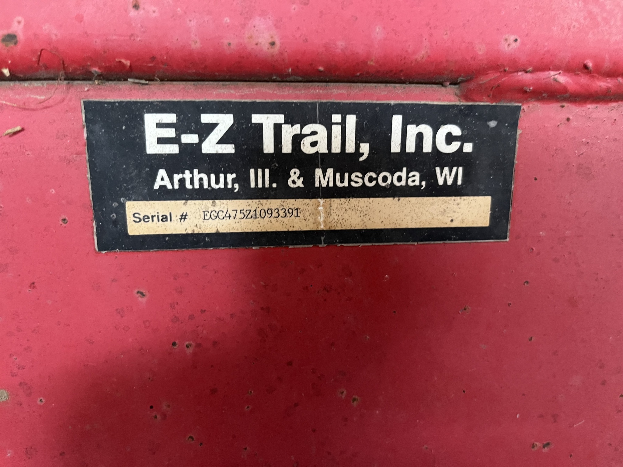 1995 E-Z Trail 475 Grain Cart