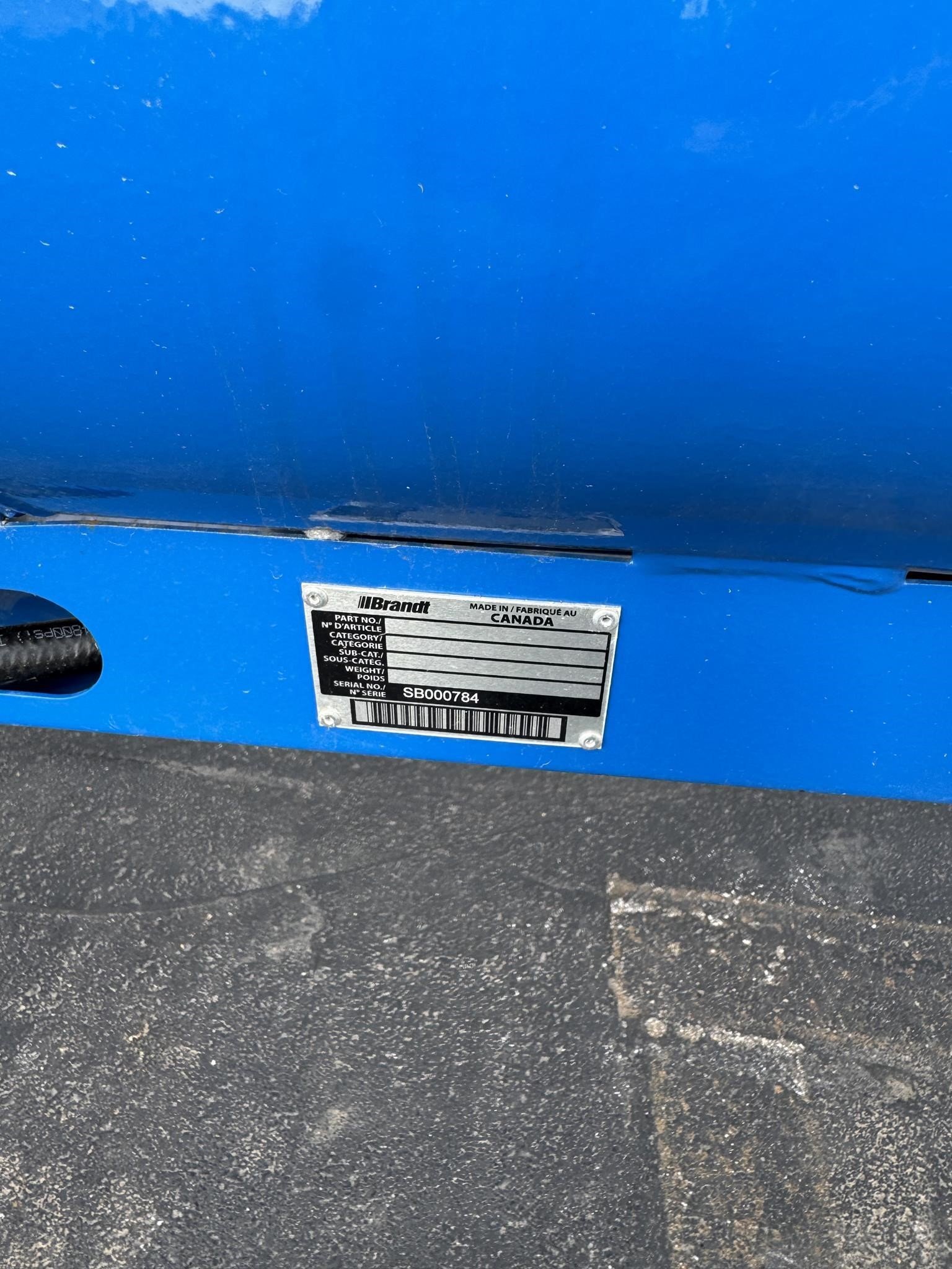 2025 Brandt 1080HP Augers and Conveyor