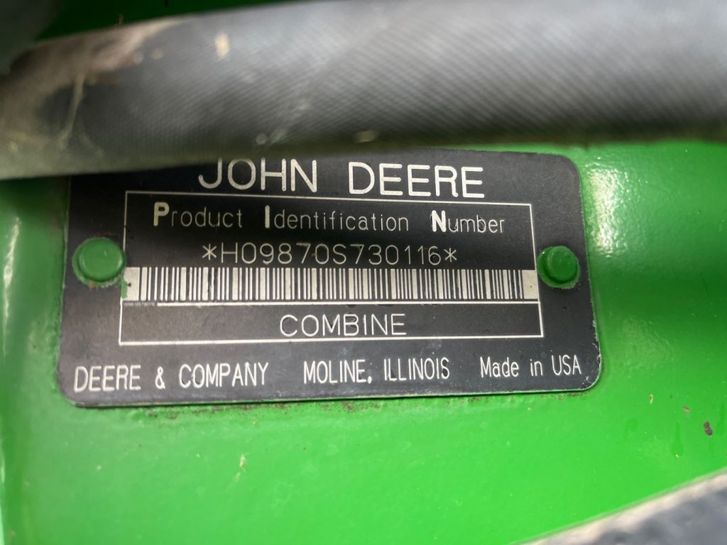 2008 John Deere 9870 STS Combine
