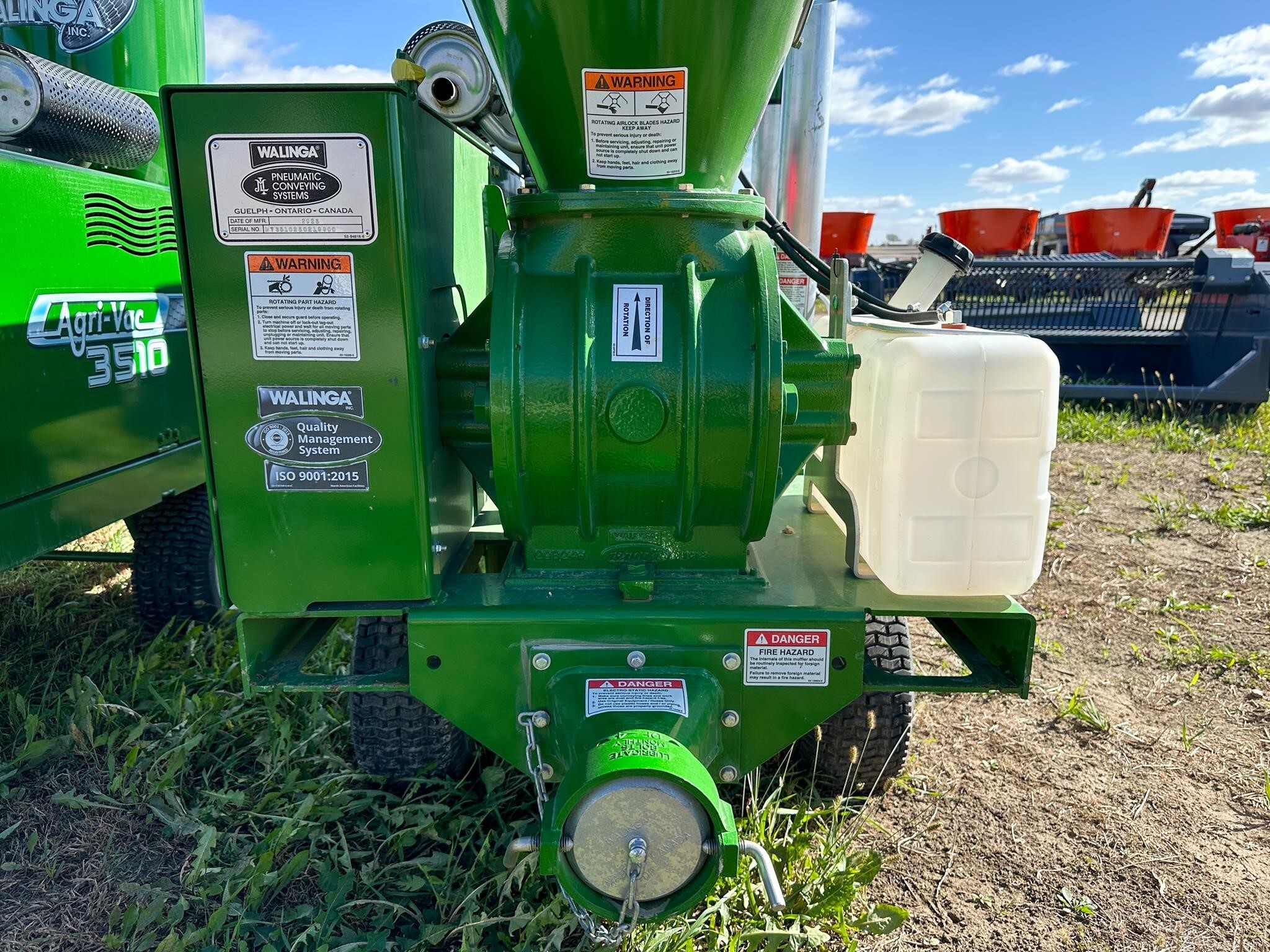 2025 Walinga AGRI-VAC 3510G Grain Vac