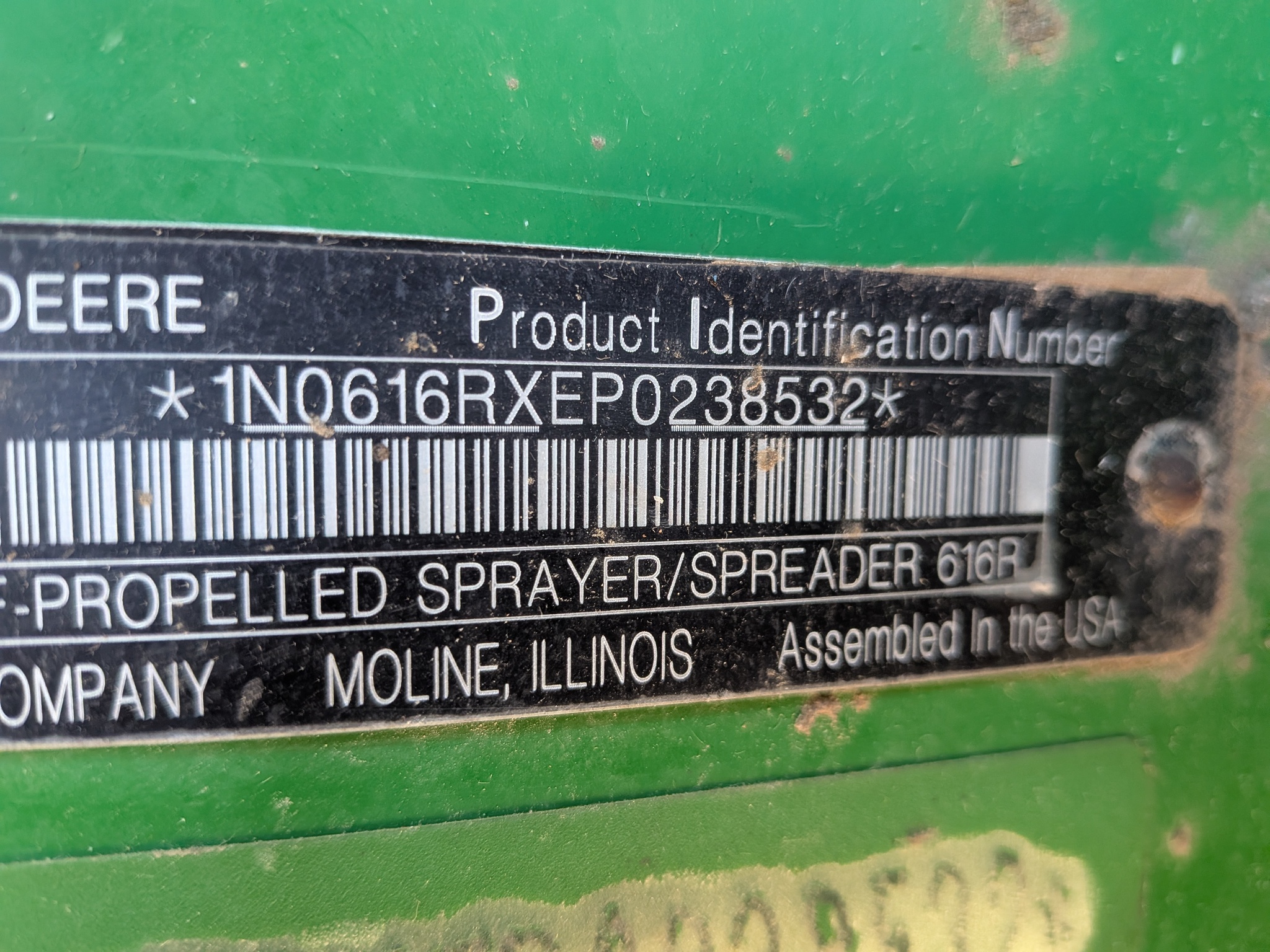 2023 John Deere 616R Self-Propelled Sprayer